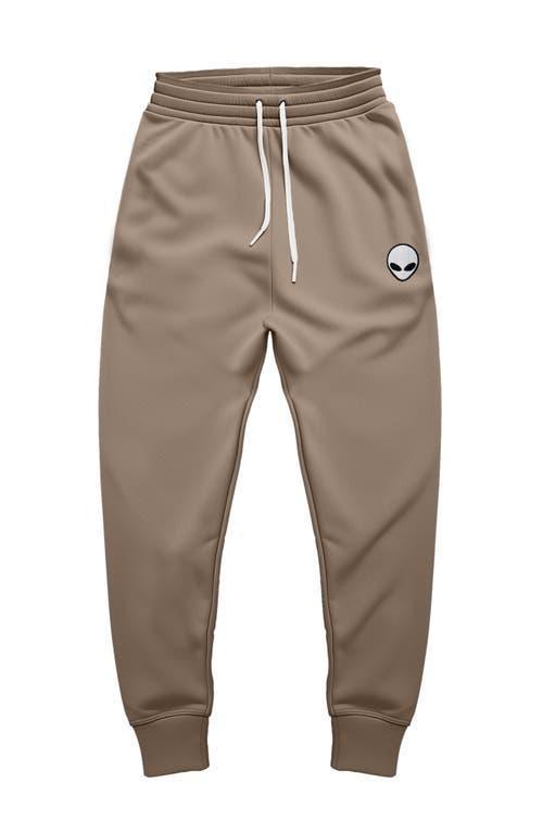 Dalix Mens Alien Midweight Fleece Jogger Pant in Tan at Nordstrom, Size Xx-Large Product Image