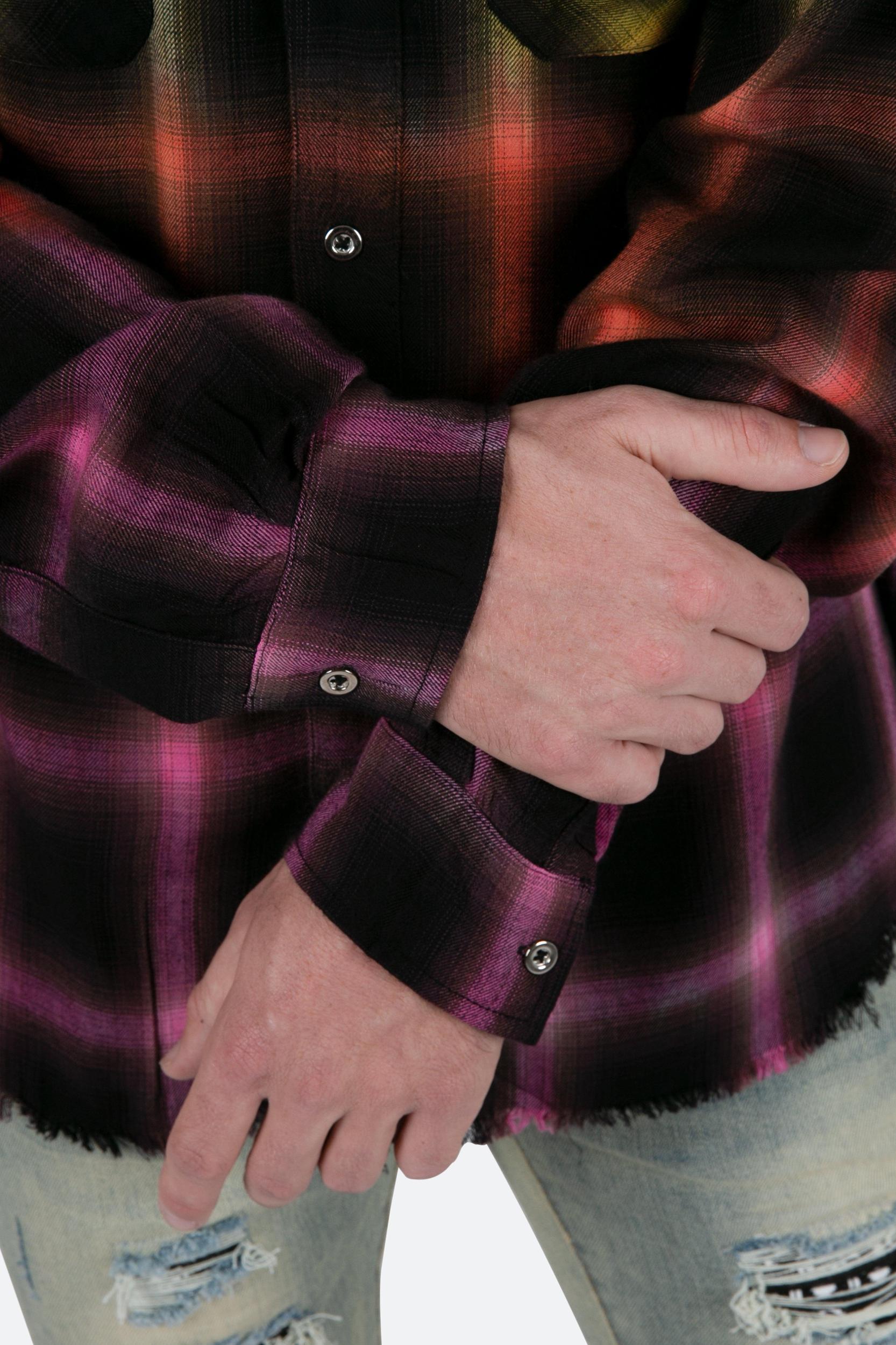 Ombre Flannel Shirt - Multi Product Image