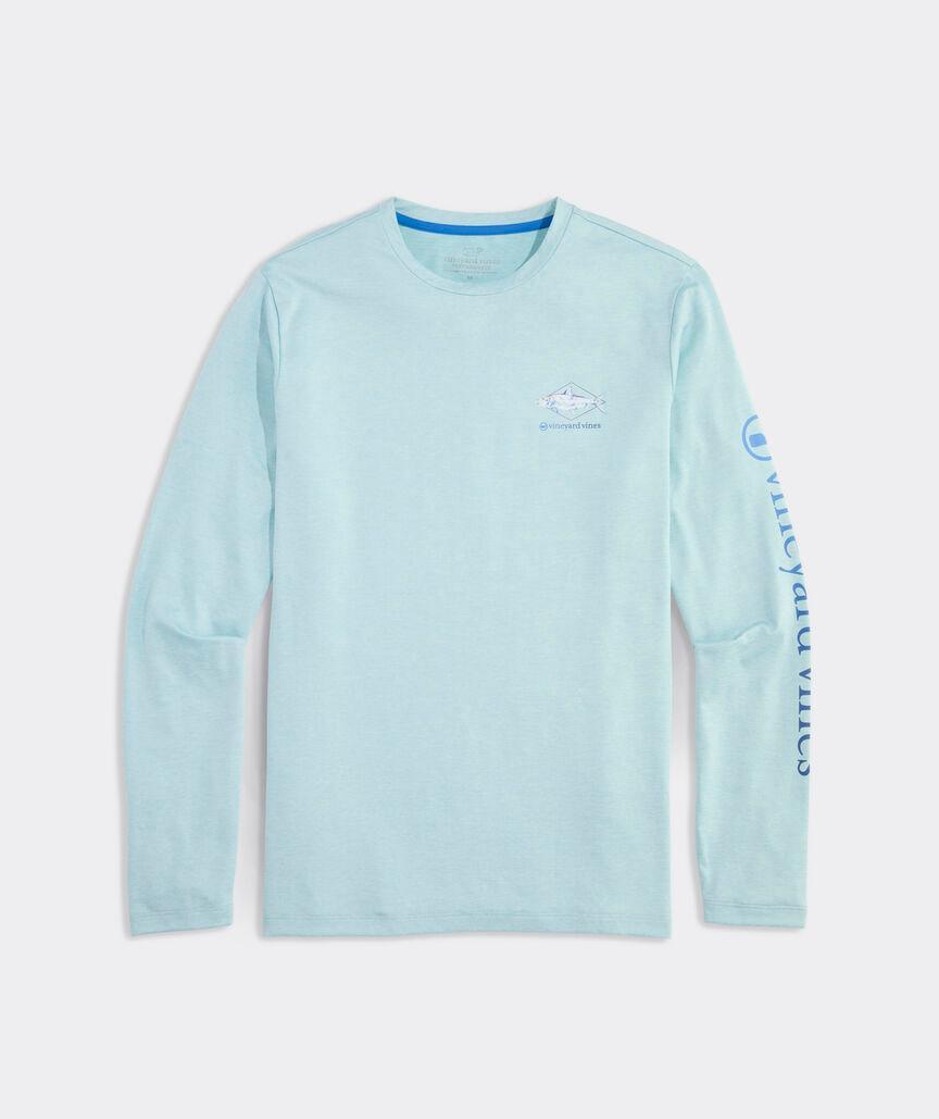Painted Bonefish Long-Sleeve Harbor Performance Tee Product Image