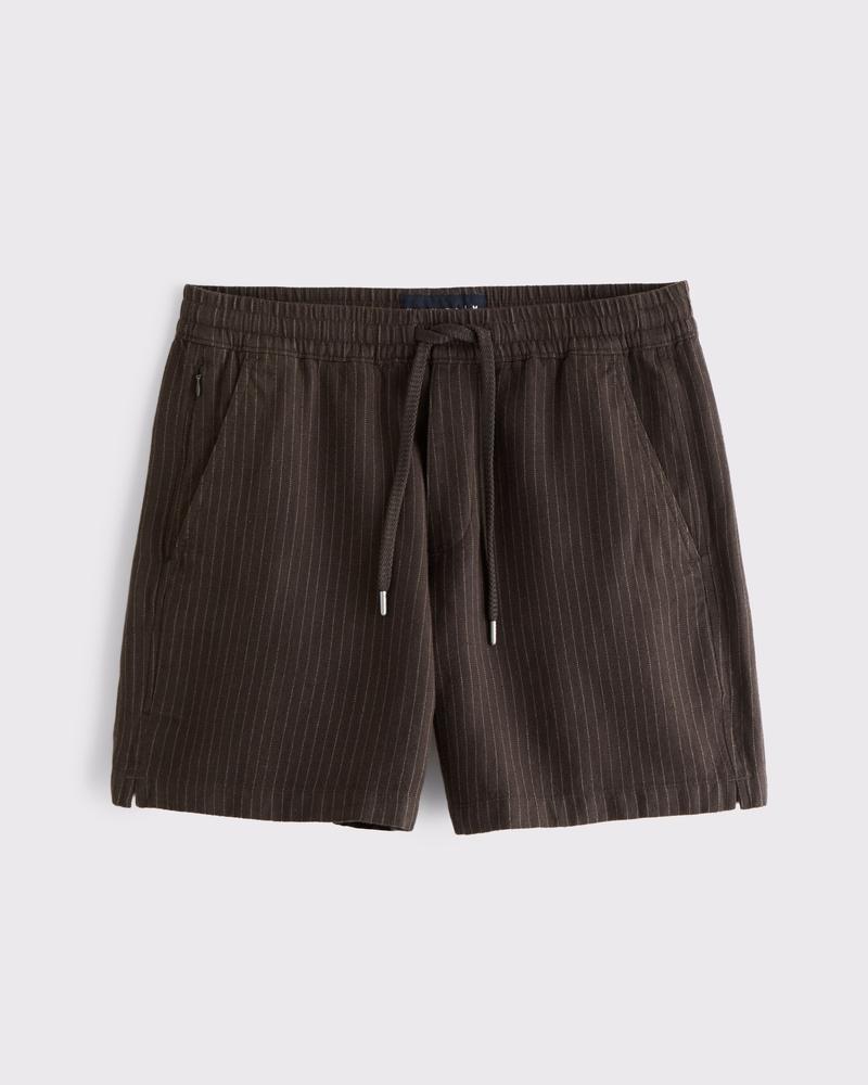 Cotton Texture Pull-On Short Product Image