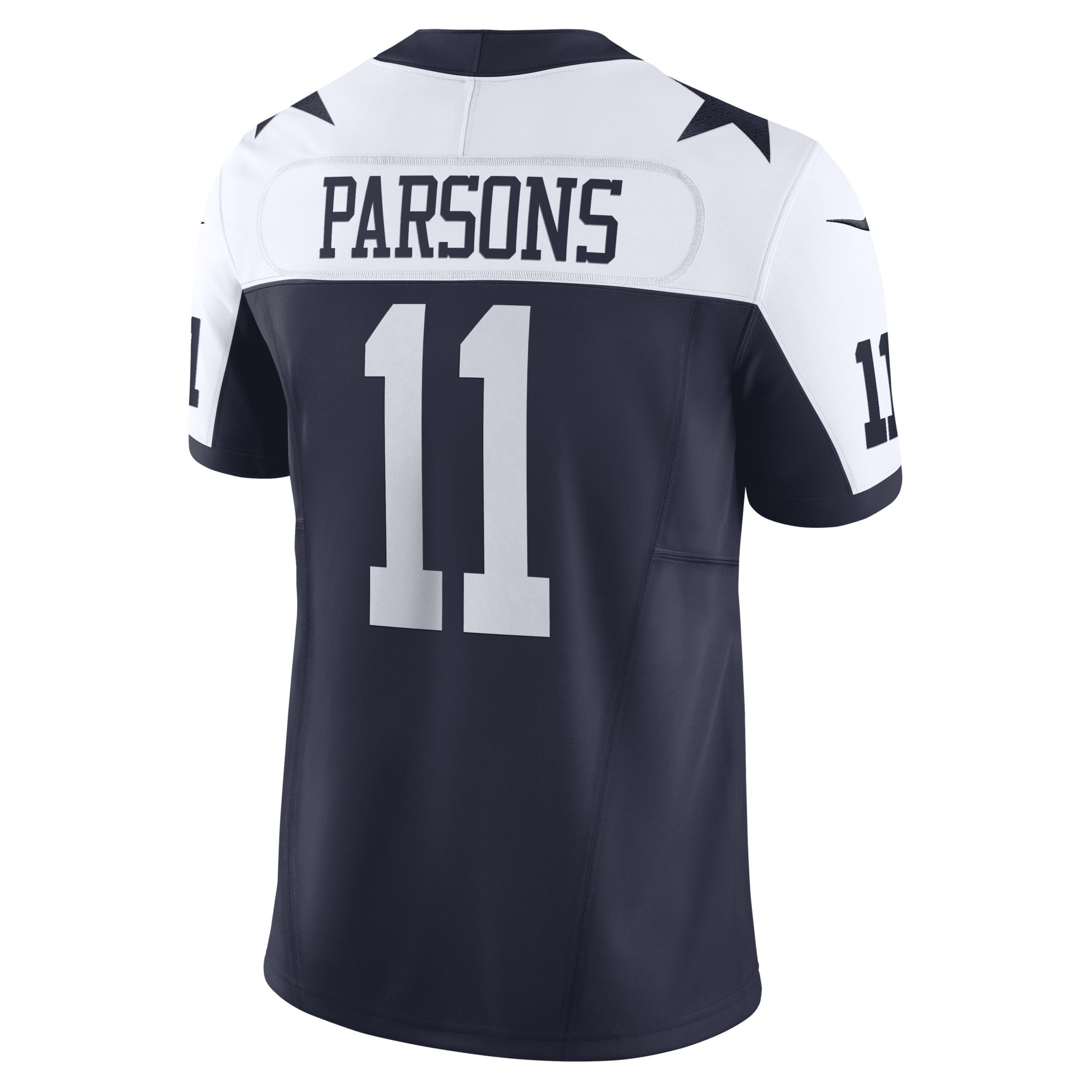 Men's Nike Micah Parsons Navy Dallas Cowboys Vapor F.U.S.E. Limited Jersey, Size: 2XL, Blue Product Image