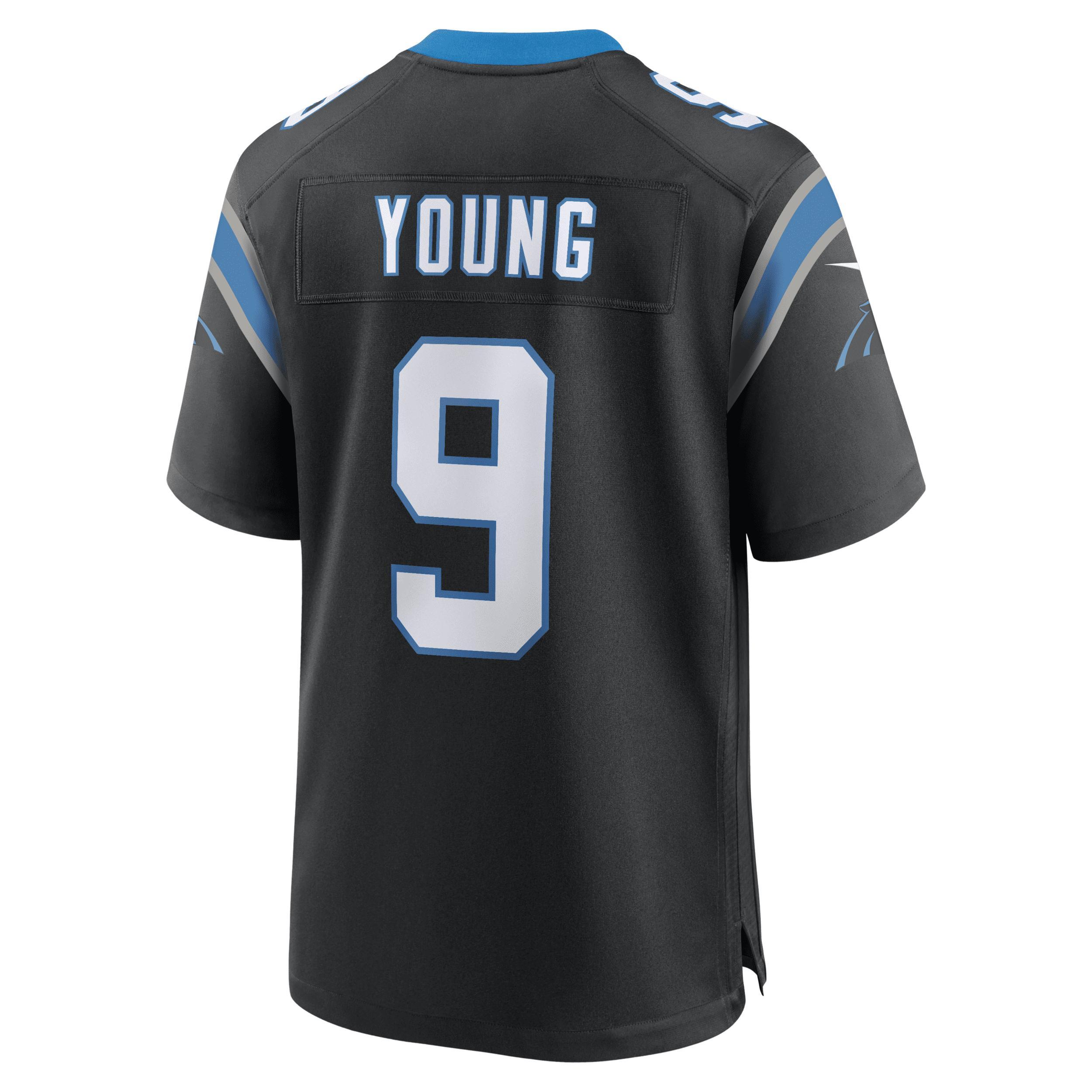 Men's Nike Bryce Young Black Carolina Panthers Team Game Jersey, Size: 3XL Product Image