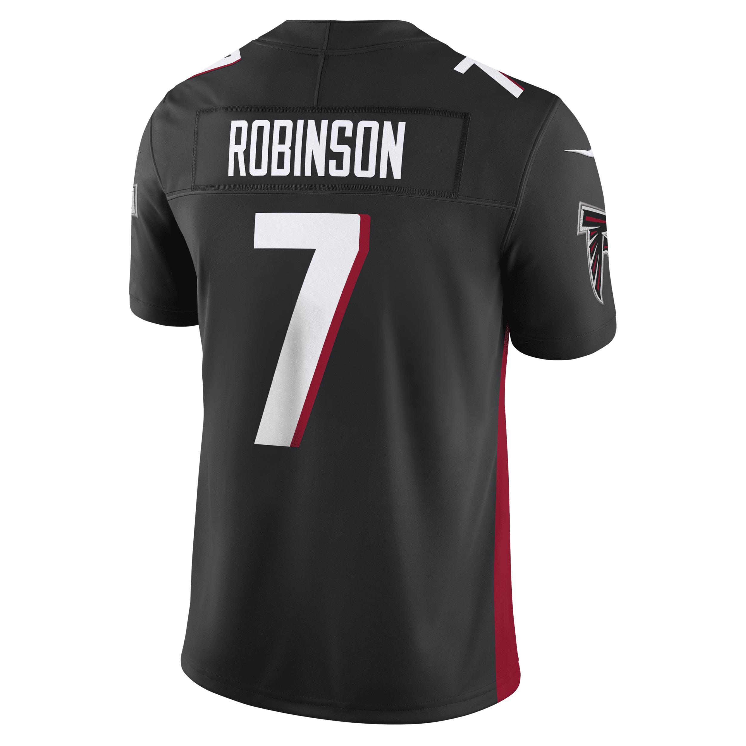 Men's Nike Bijan Robinson Black Atlanta Falcons Vapor F.U.S.E. Limited Jersey, Size: XL Product Image