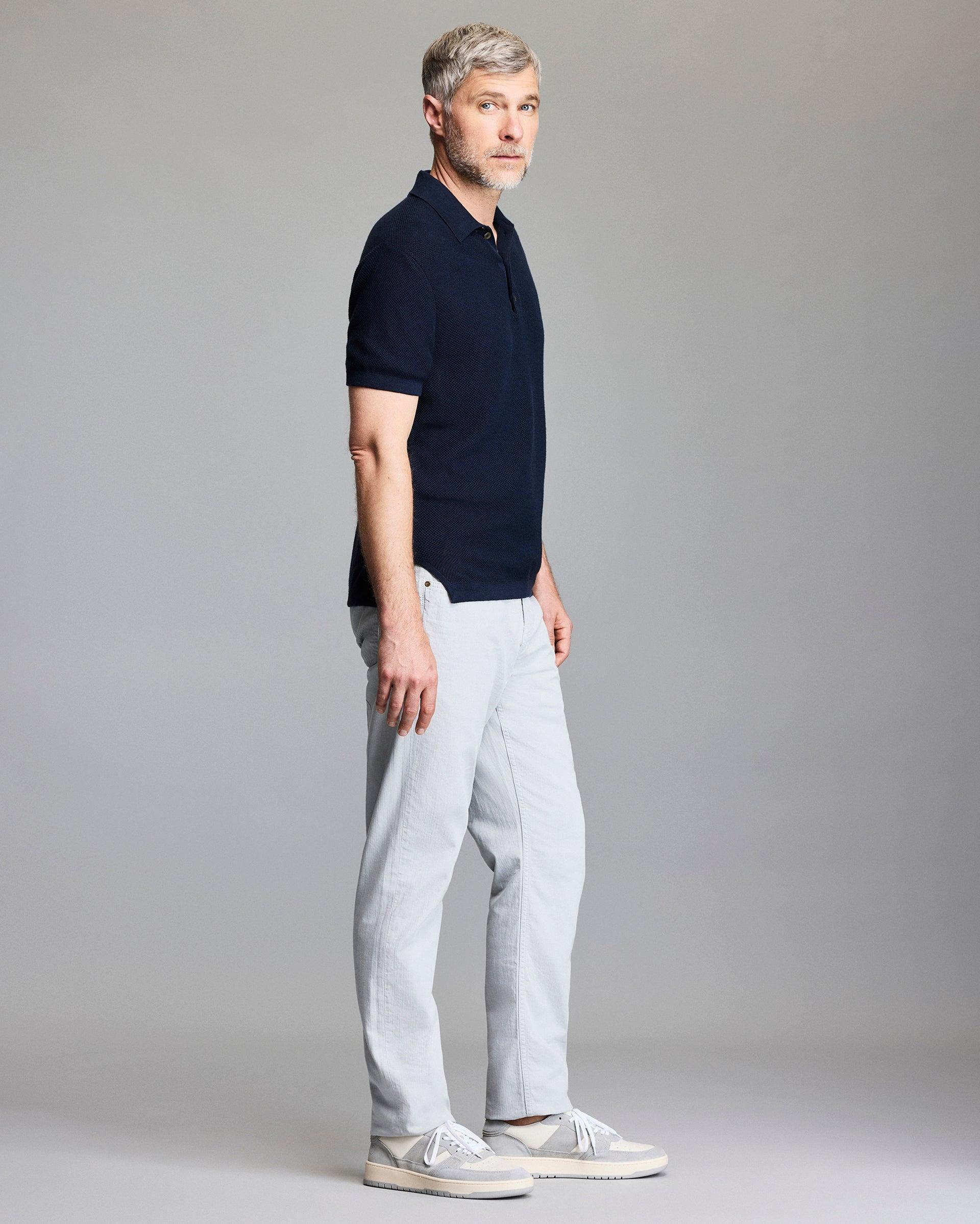 Pique Sweater Polo -  Product Image