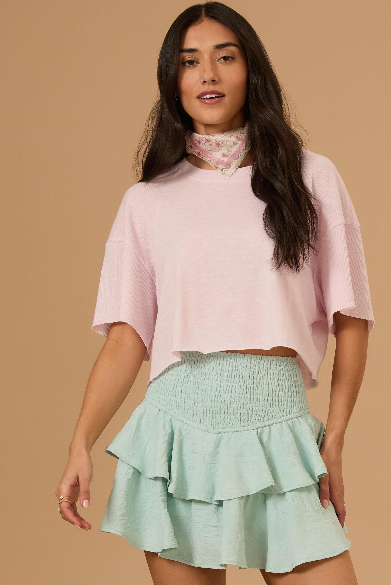 Riley Boxy Slub Tee Product Image
