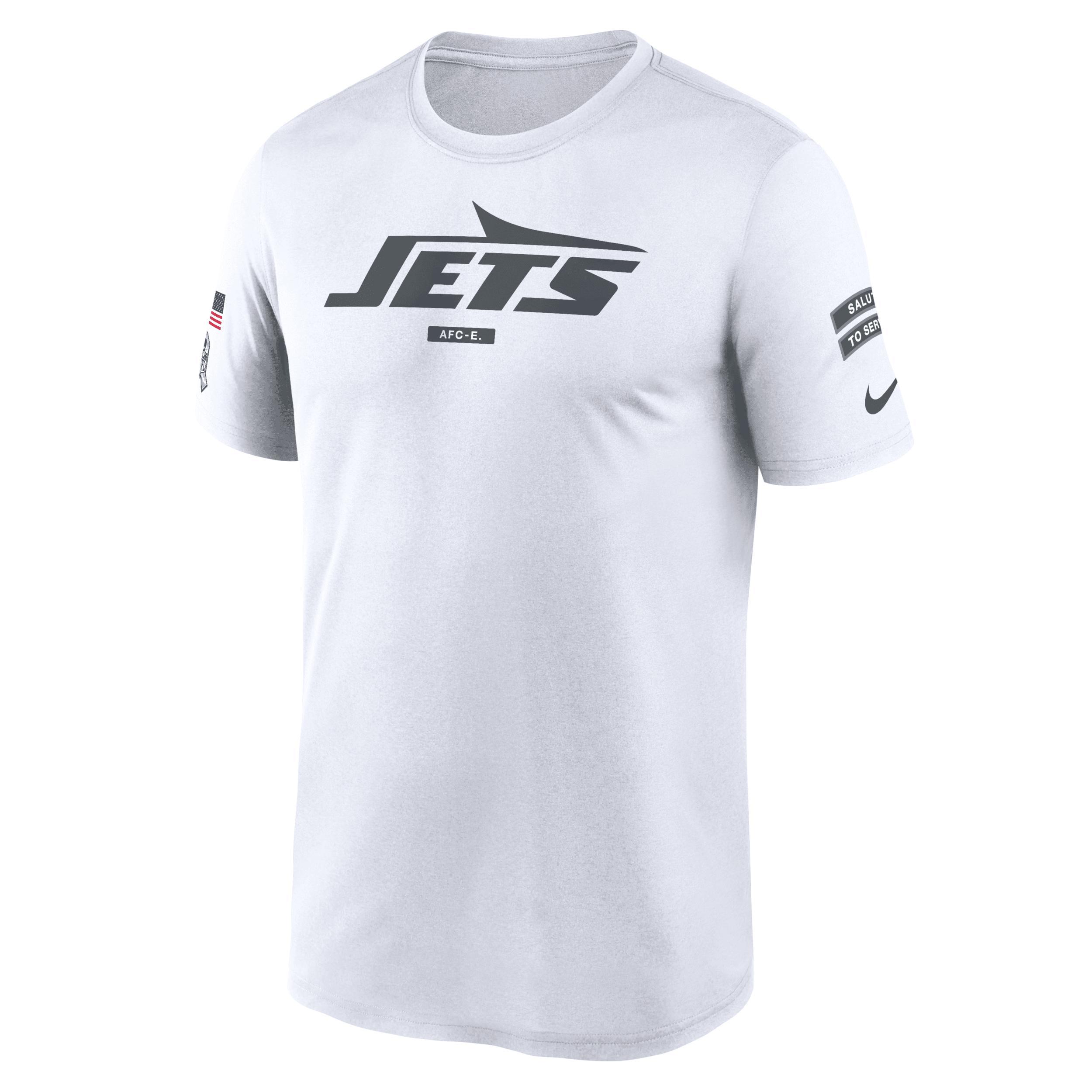 Men's Nike White New York Jets 2024 Salute To Service Legend Performance T-Shirt, Size: 3XL Product Image