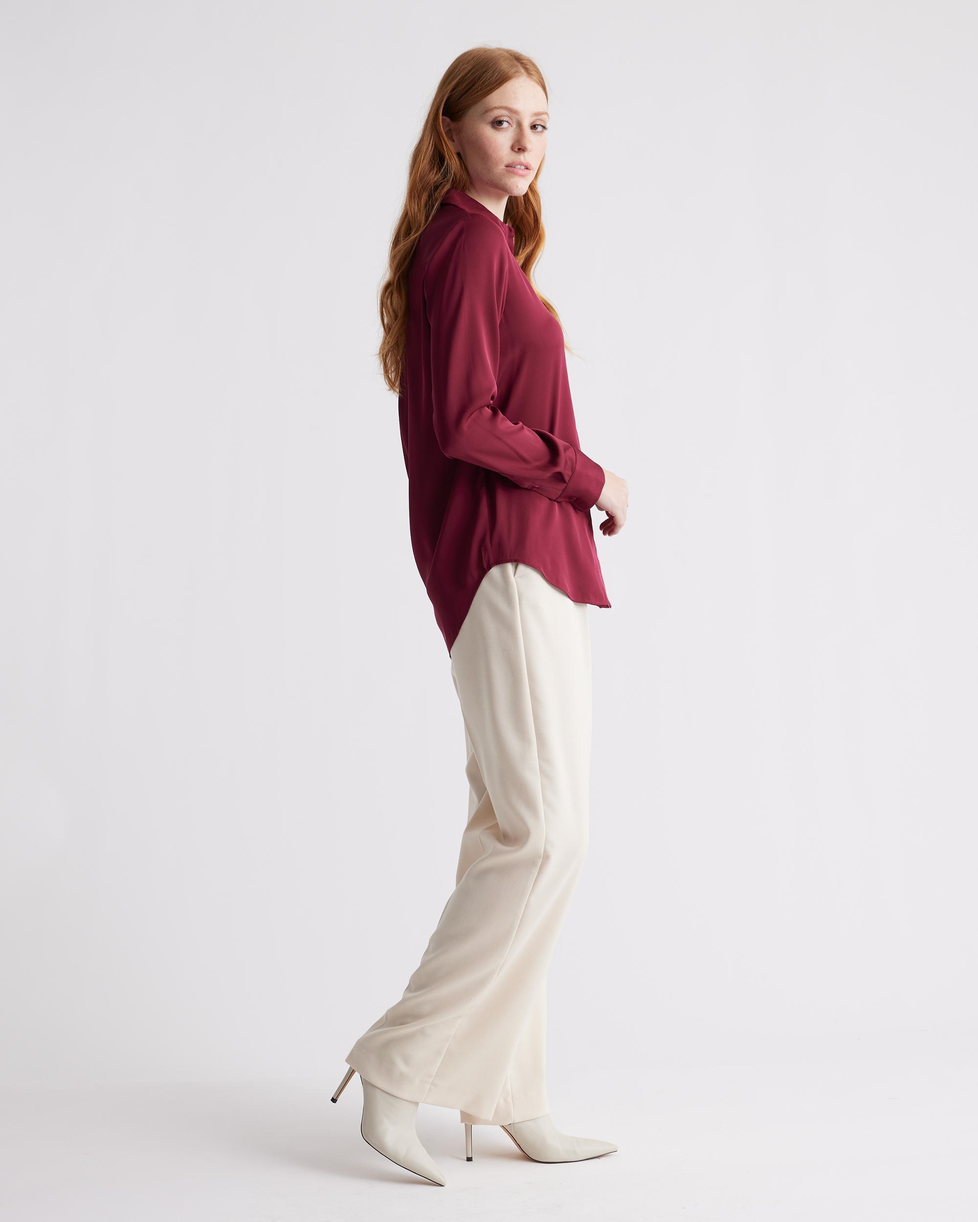 Quince | Women's Washable Stretch Silk Blouse Product Image