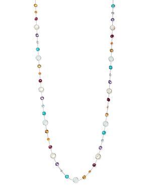 Ippolita Sterling Silver Lollipop Lollitini Blue Gemstone Long Necklace, 36 Product Image