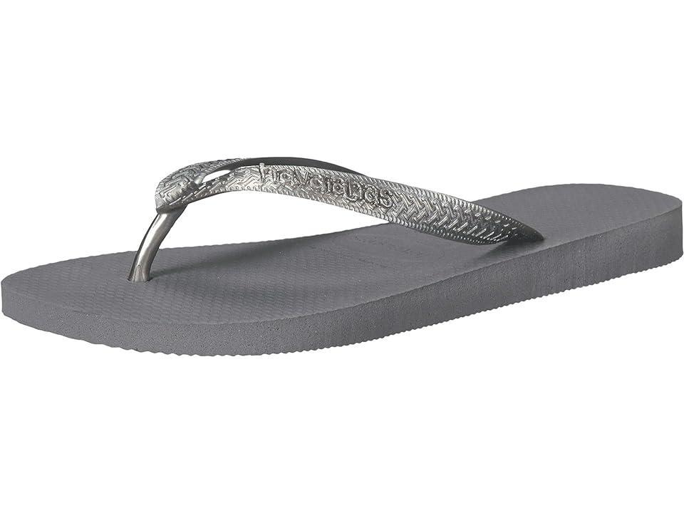 Havaianas Top Tiras Flip Flop Sandal (Steel Grey) Women's Sandals Product Image