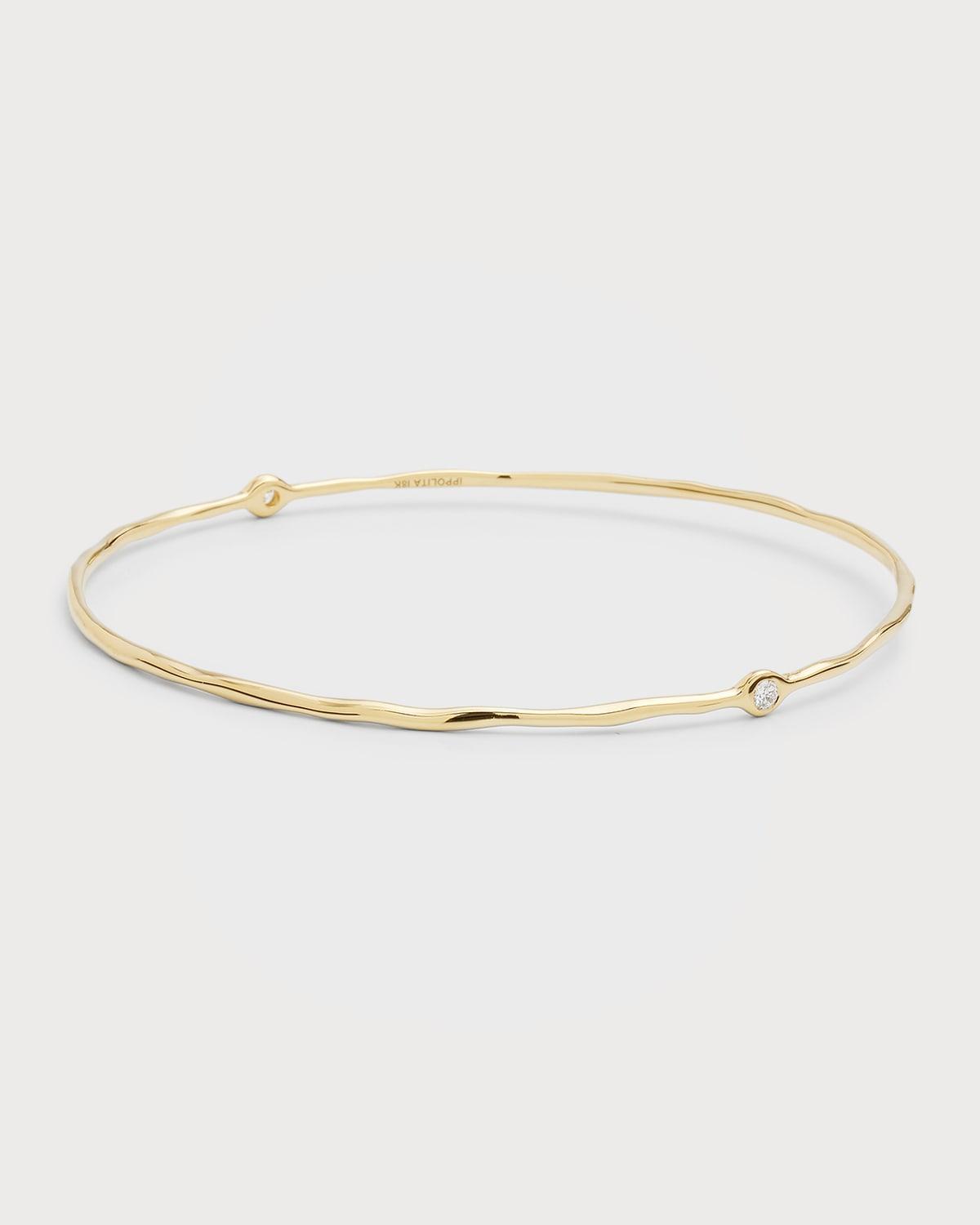 Superstar Bangle in 18K Gold with Diamonds Product Image