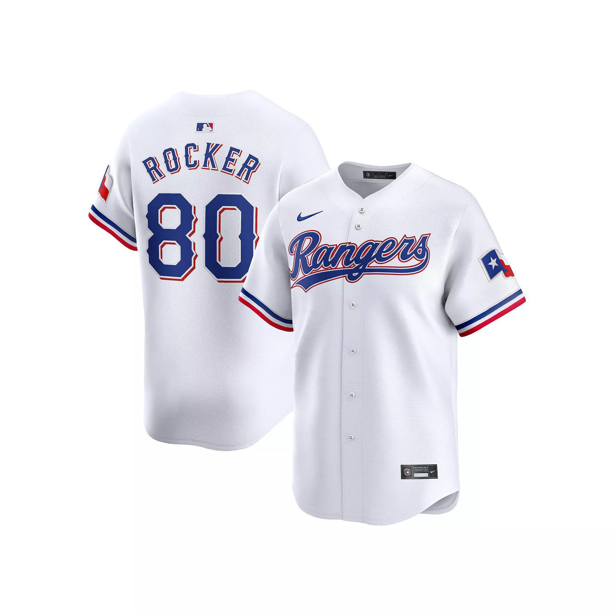 Men's Nike Kumar Rocker White Texas Rangers Home Limited Player Jersey, Size: XL Product Image