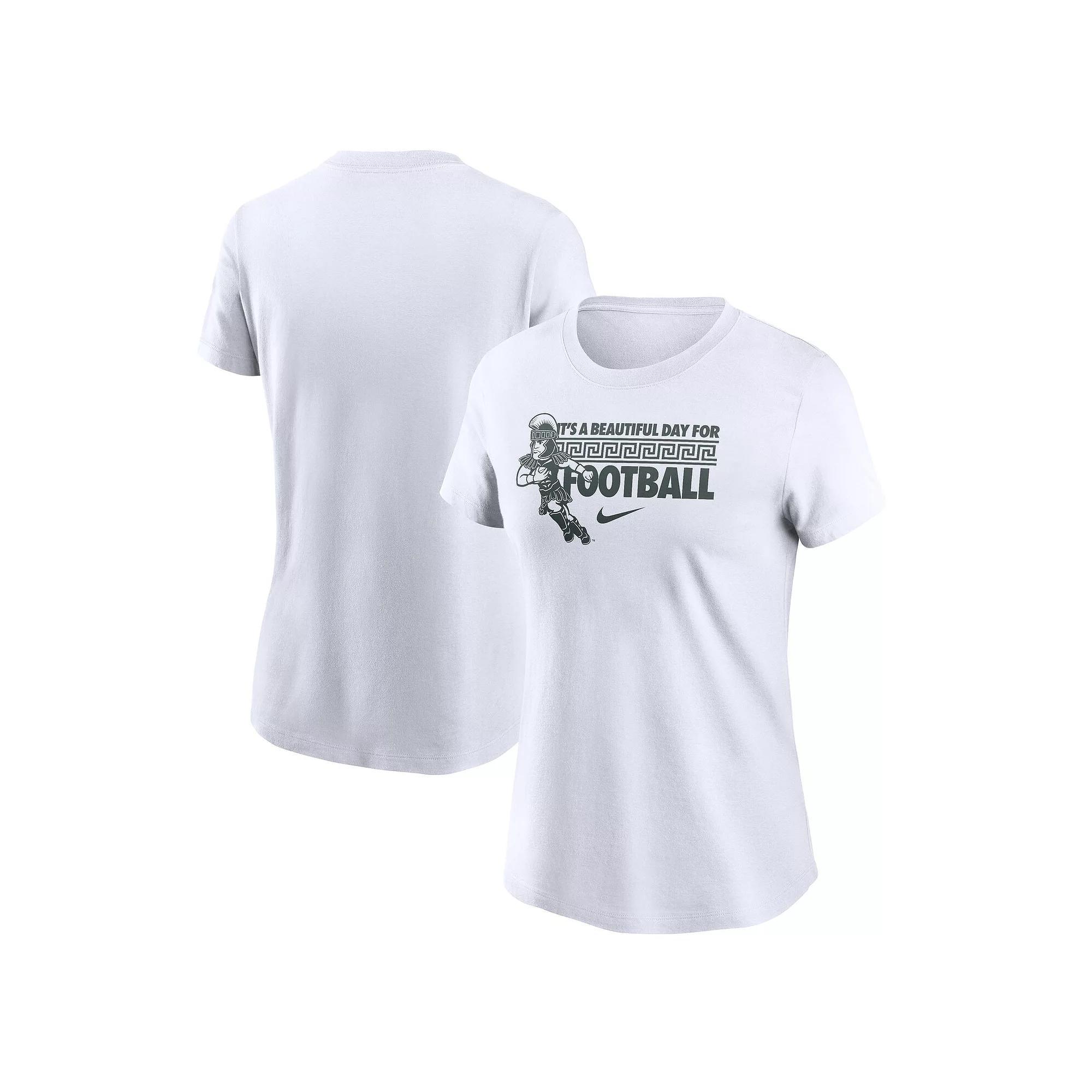 Women's Nike  White Michigan State Spartans Fan T-Shirt, Size: XXL Product Image