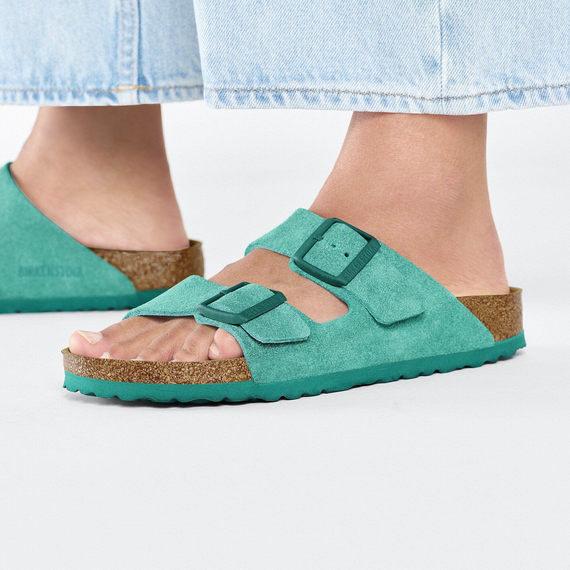 Arizona Suede Leather Digital Green Product Image