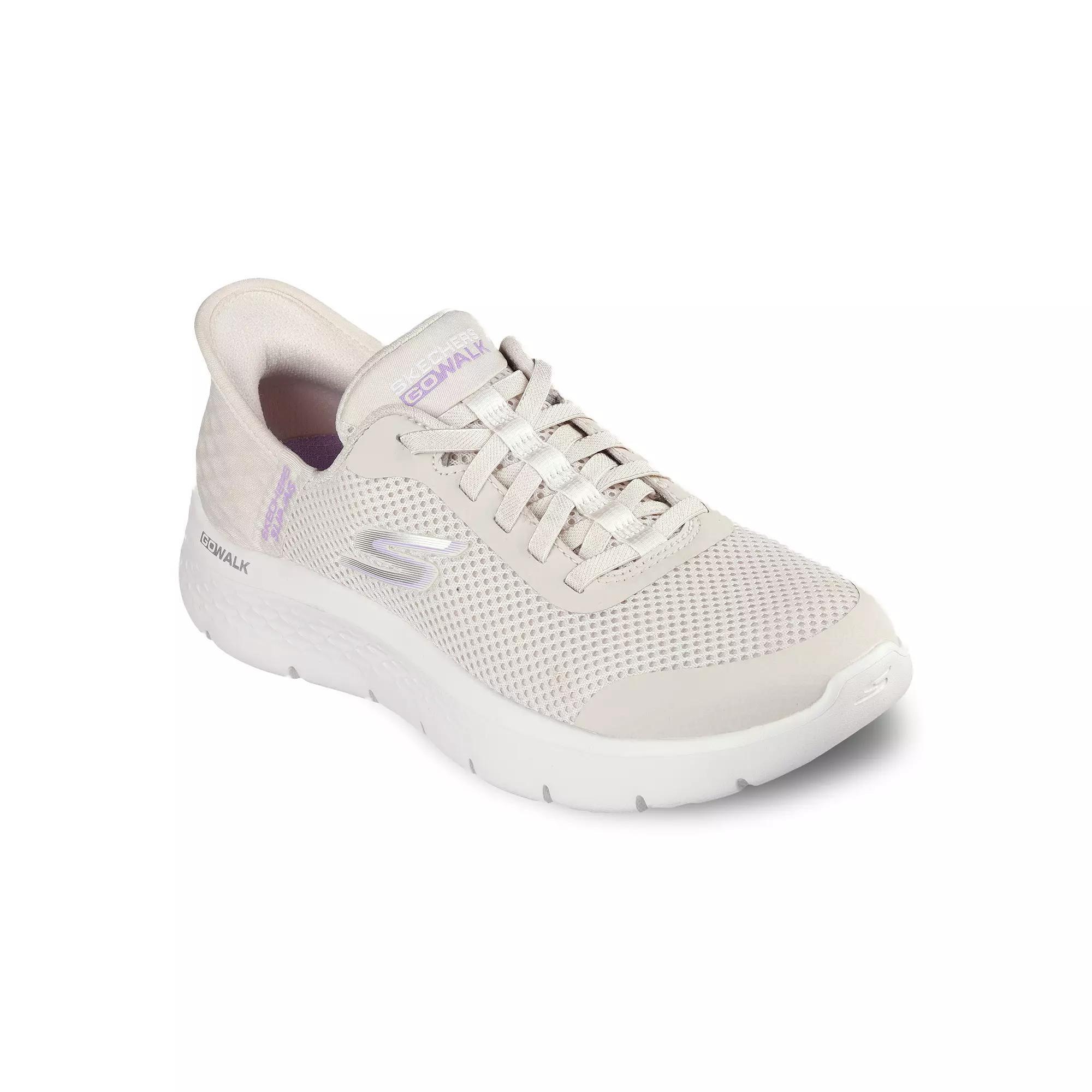 Skechers Hands Free Slip-ins® GO WALK Flex™ Grand Entry Women's Athletic Shoes, Size: 10, Off White Product Image