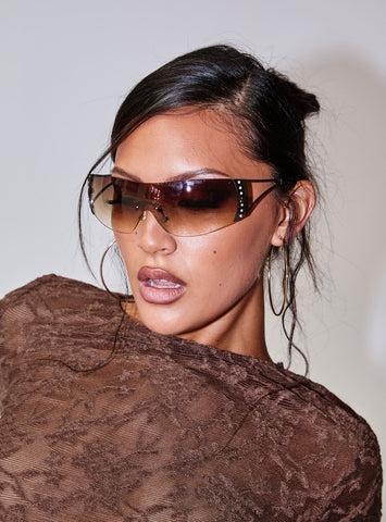 Callile Sunglasses Brown Product Image
