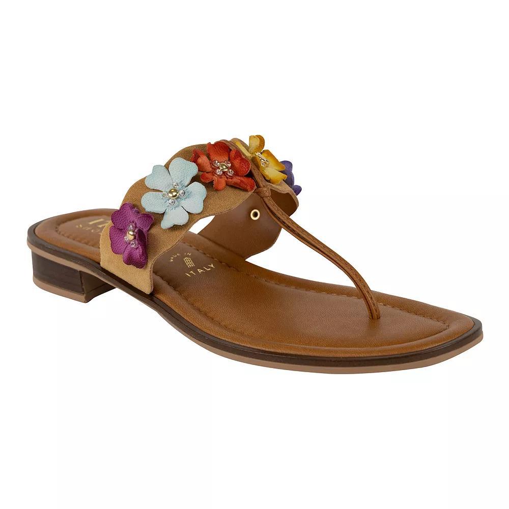 Italian Shoemakers Adara Women's Floral Sandals, Size: 11, Bright Team Product Image
