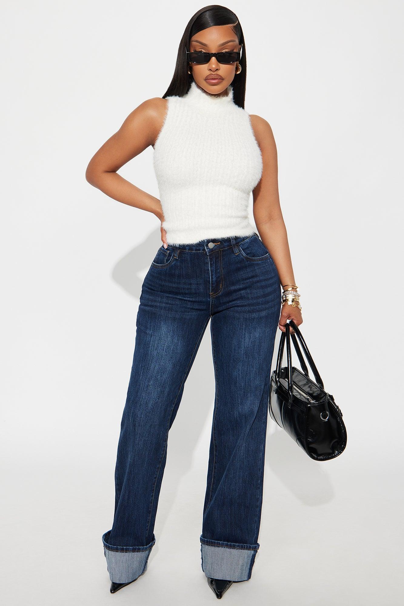 Soft Touch Fuzzy Sweater - Off White Product Image