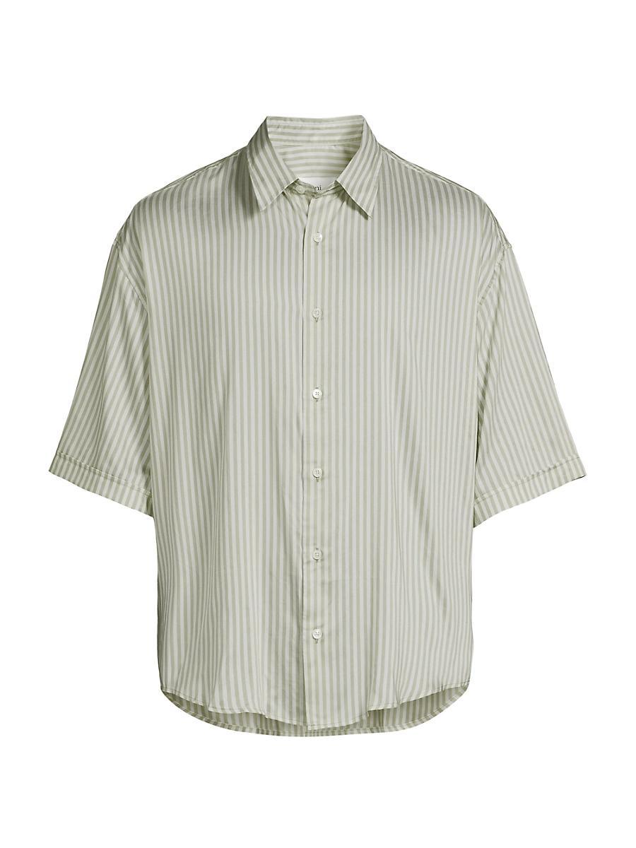 Mens Boxy Fit Short-Sleeve Shirt Product Image