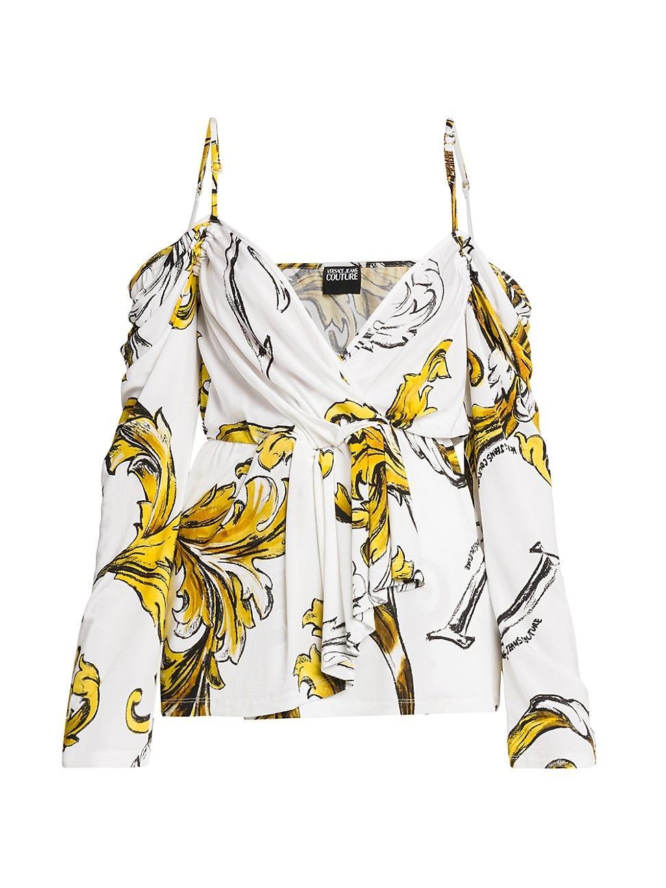 Womens Baroque Off-The-Shoulder Blouse Product Image