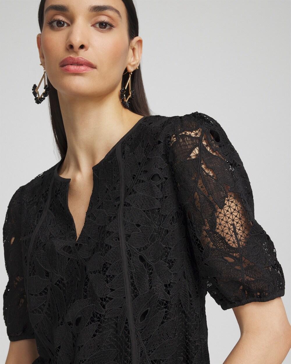 Lace Leaf Dress Product Image