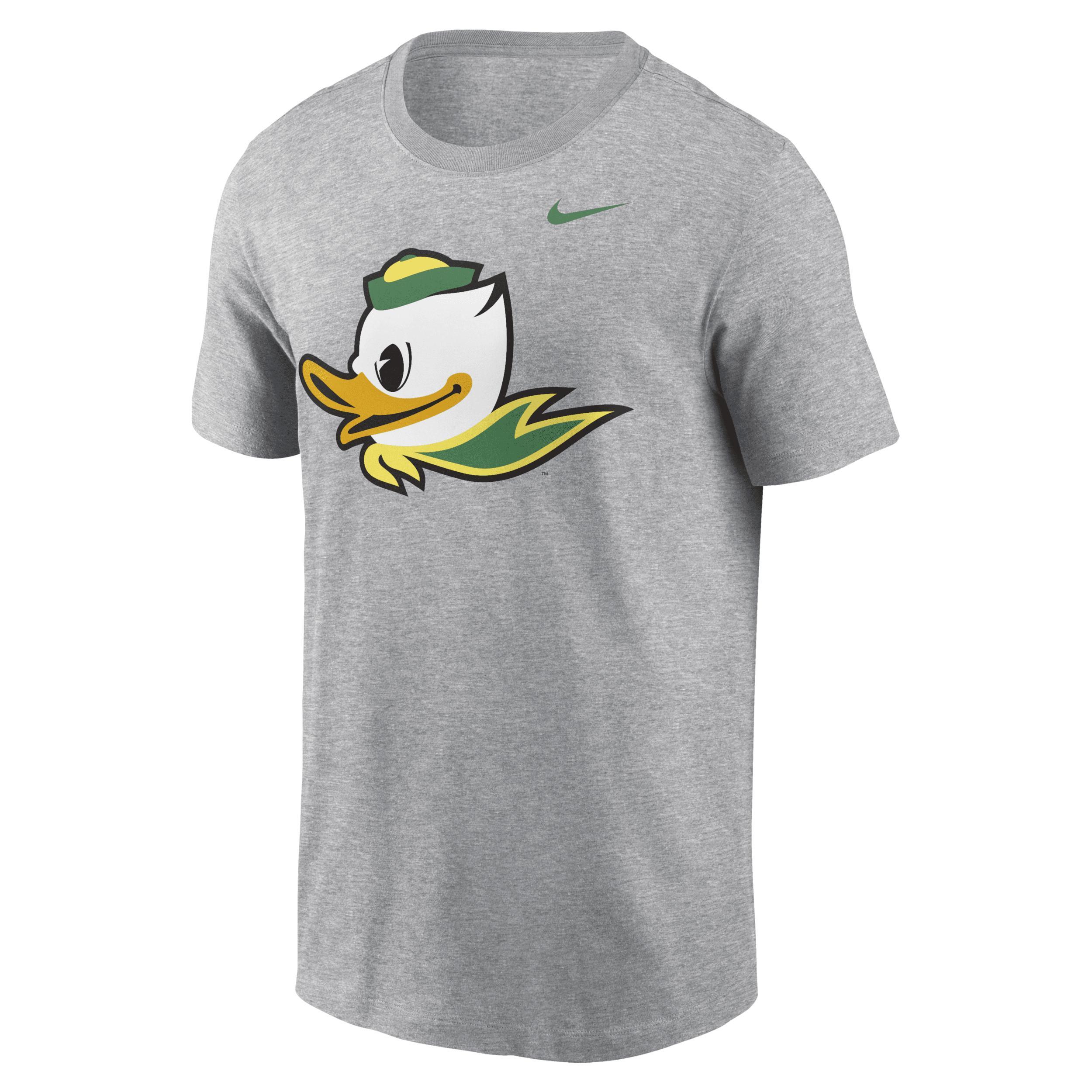 Men's Nike Heather Gray Oregon Ducks Primetime Alternate Logo T-Shirt, Size: 2XL, Grey Product Image