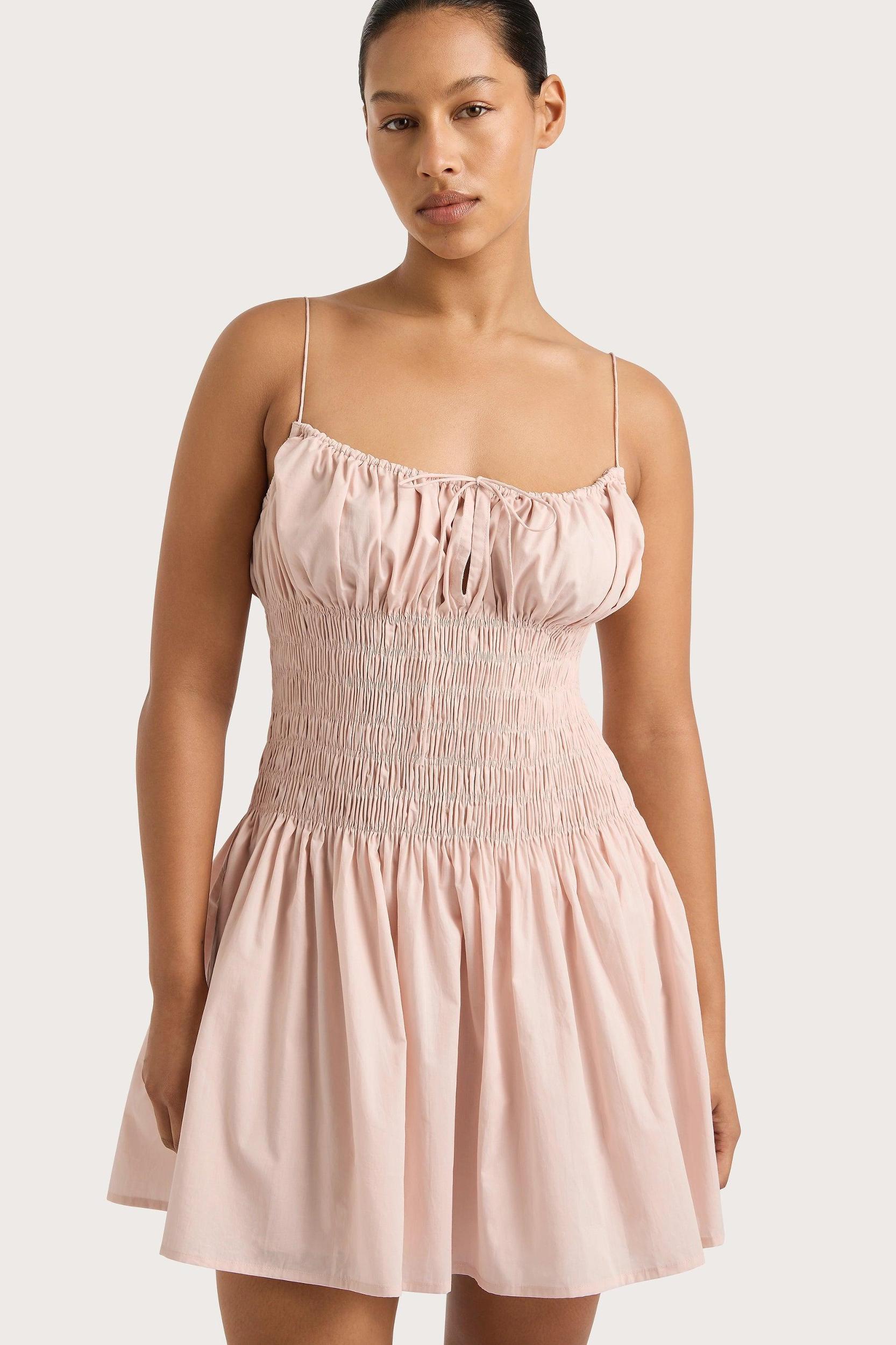 Douta Mini Dress Blush Product Image