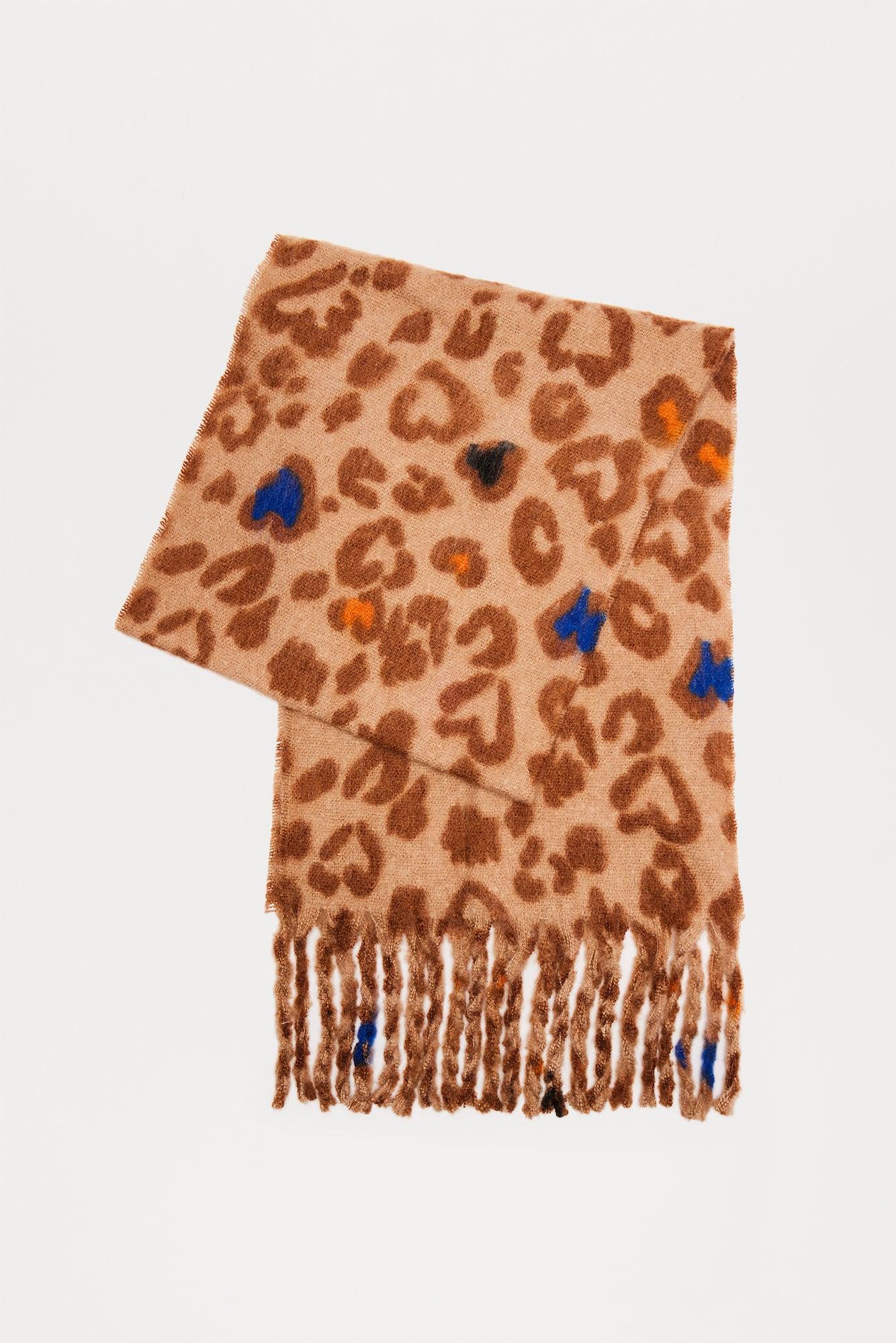 Animal Lover Scarf - Brown/combo Product Image