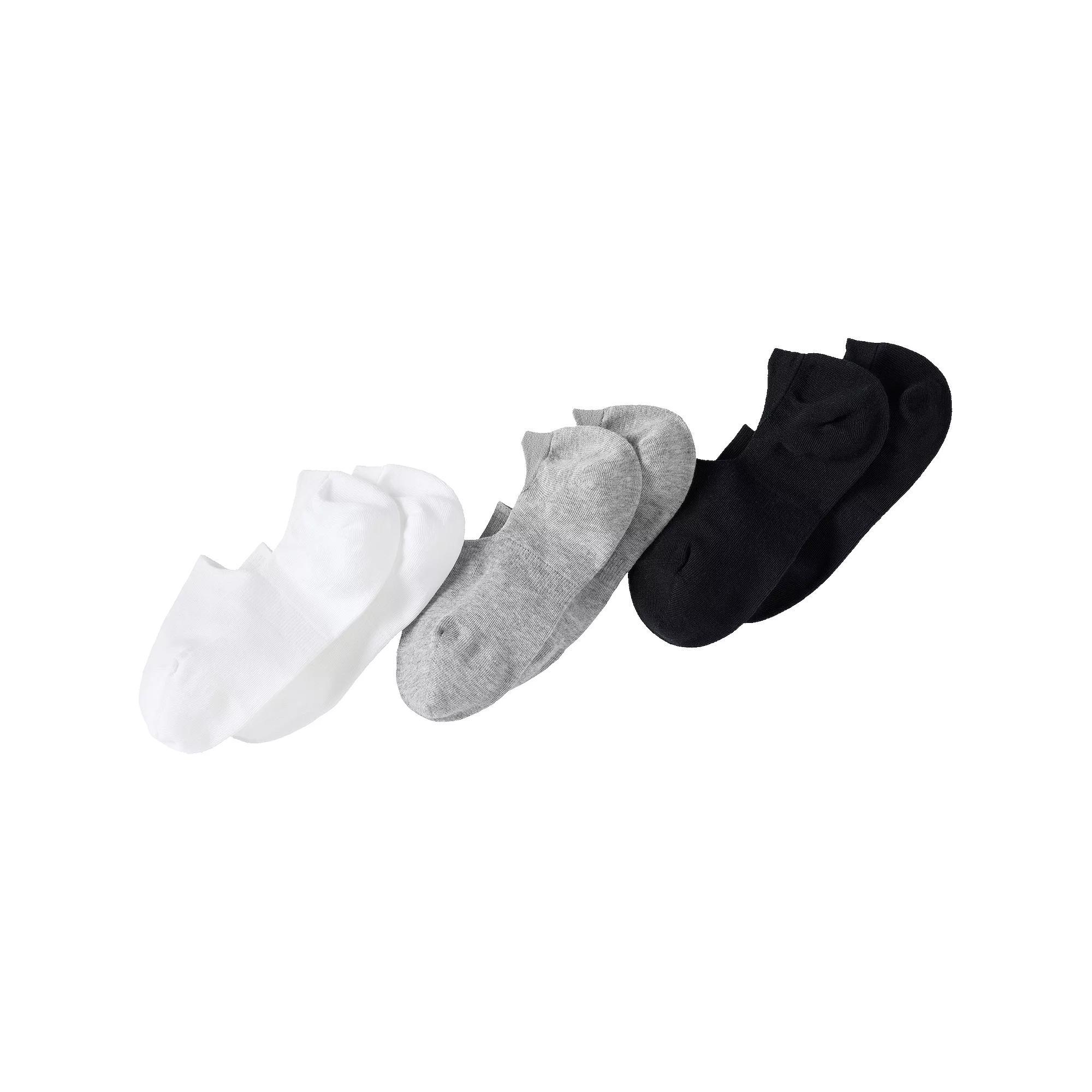 Women's Lands' End 3-Pack No-Show Socks, Size: Small-Medium, Variegated Stripe Product Image