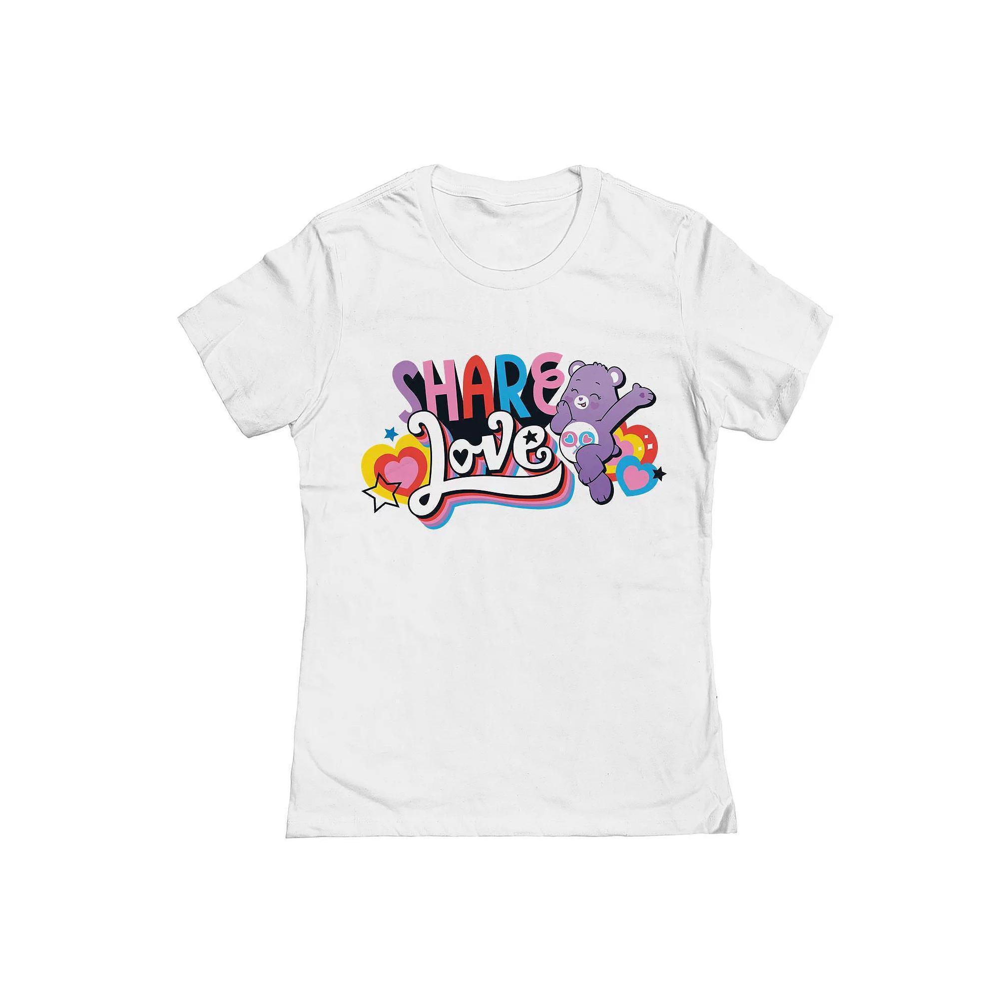 Junior's Grayson Threads The Label Unlock The Magic Share Love Pride Graphic Tee, Women's, Size: Small, White Product Image