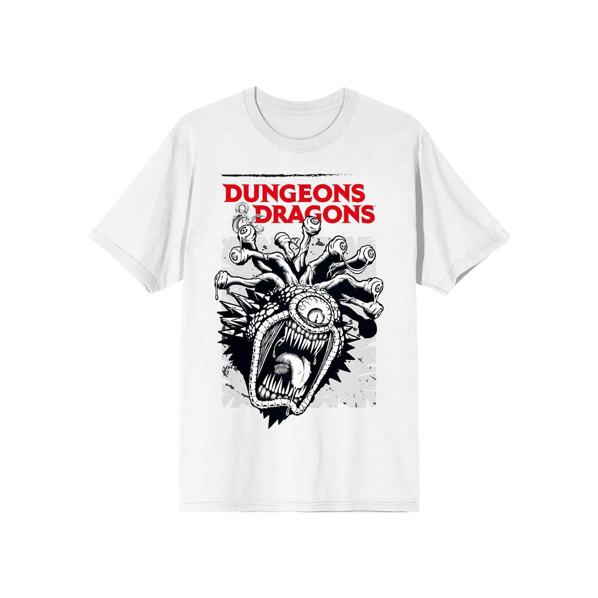 Men's Dungeons & Dragons Beholder Tee, Size: Small, White Product Image