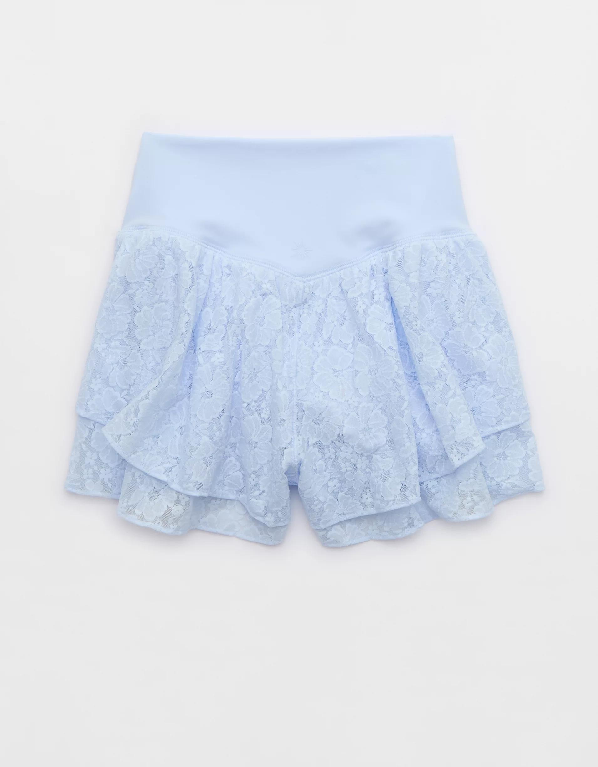 OFFLINE By Aerie Real Me Lace Flowy Short Product Image