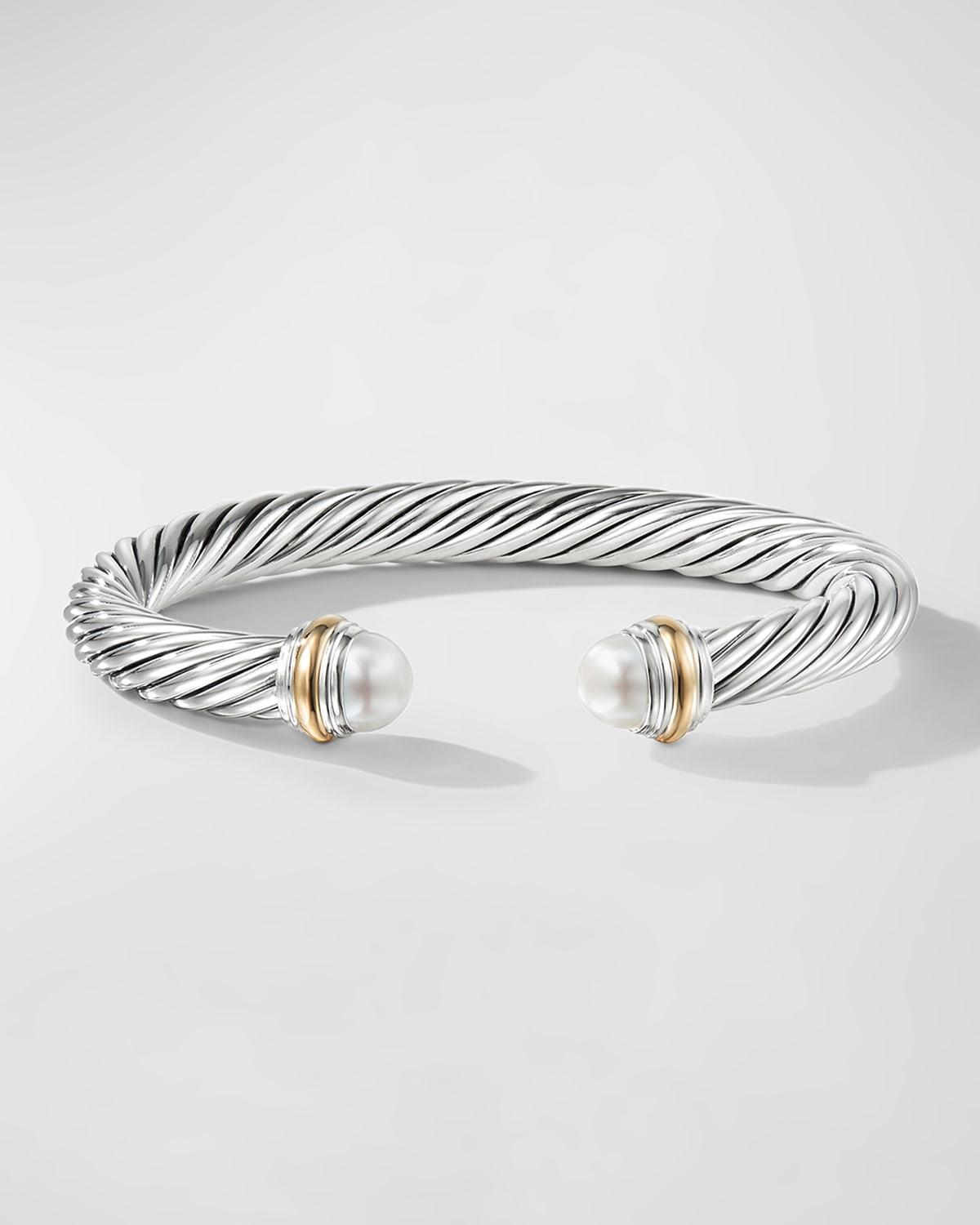 David Yurman Cable Classics Bracelet with Prasiolite and 14K Yellow Gold Product Image