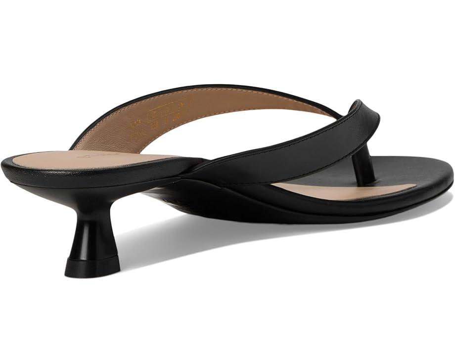 Carolina Metallic Leather Kitten Heel Sandals Product Image