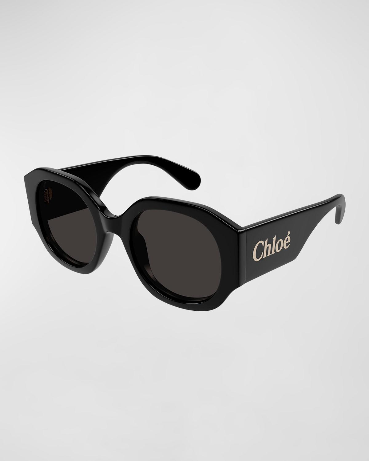 Womens Naomy 53MM Acetate Round Sunglasses Product Image