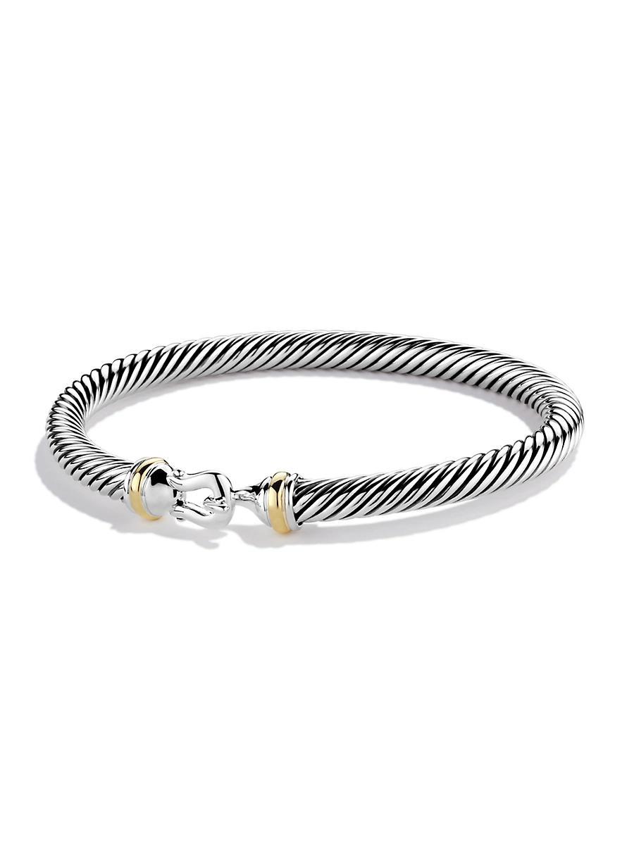 David Yurman Cable Buckle Bracelet with Gold Product Image