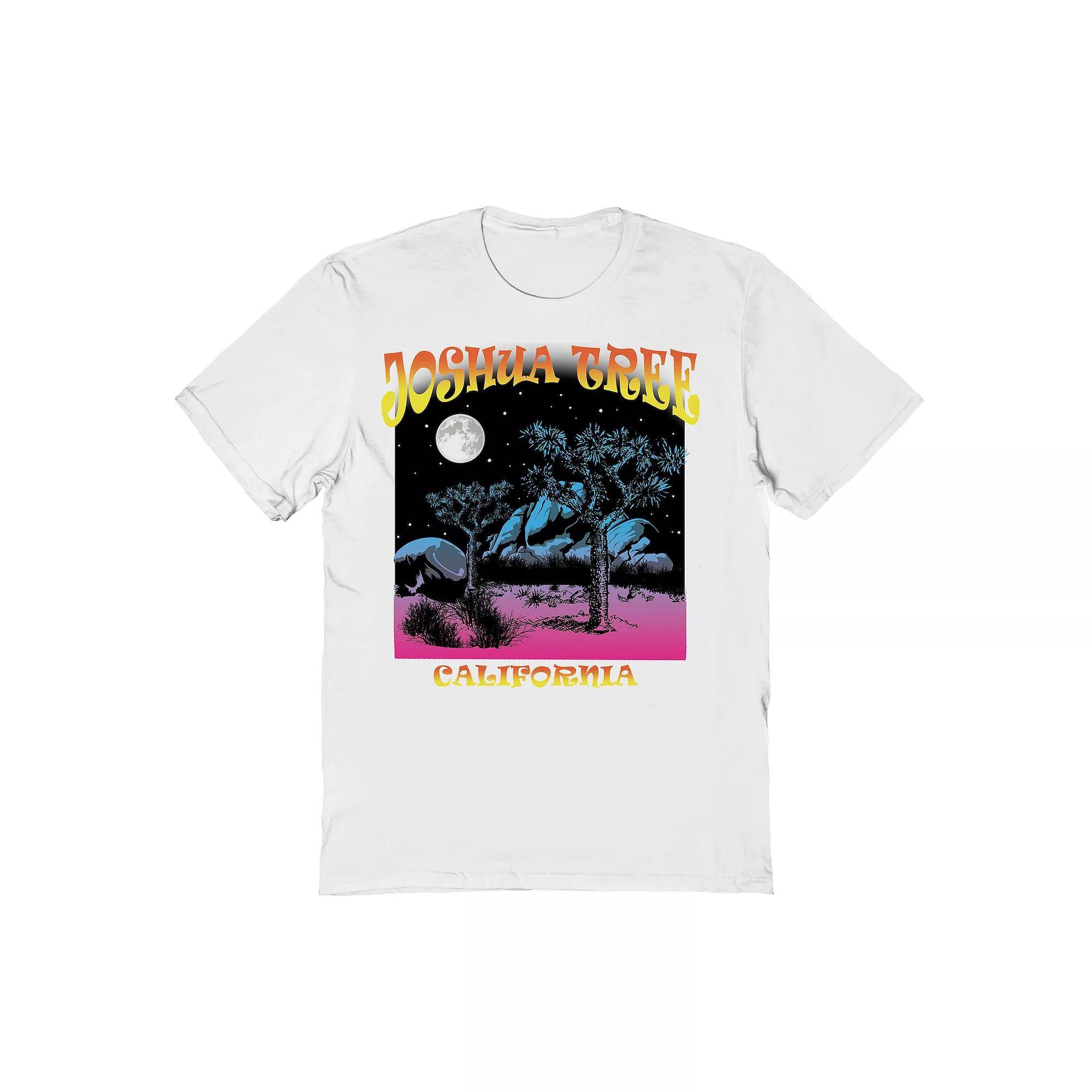 Men's Joshua Tree Graphic Tee, Size: Medium, White Product Image