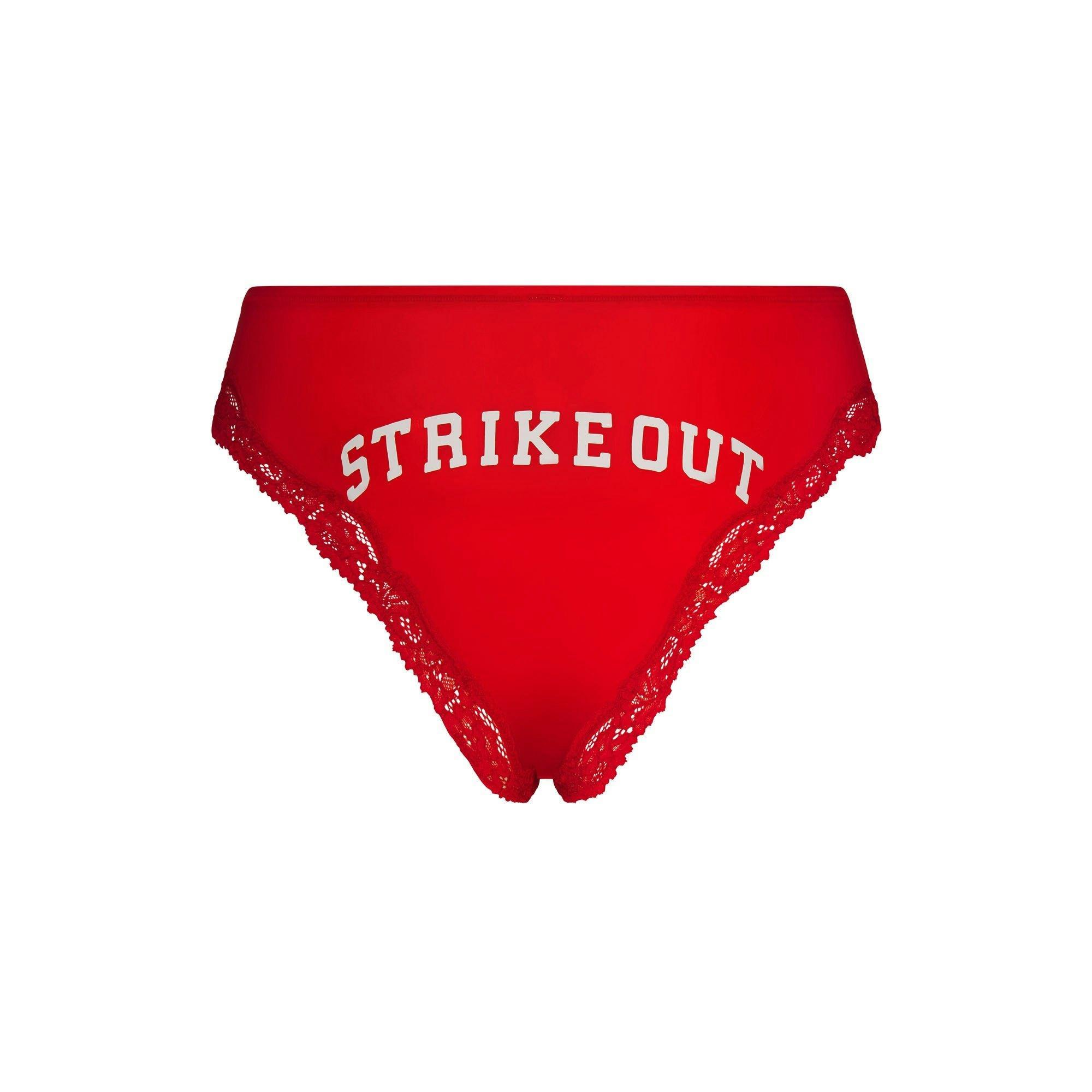 FITS EVERYBODY LACE THONG AND BIKINI 5-PACK | HOME RUN MULTI Product Image