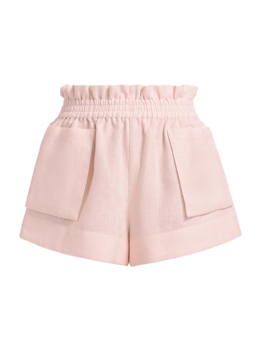 Womens Mira Elasticized Linen Shorts Product Image