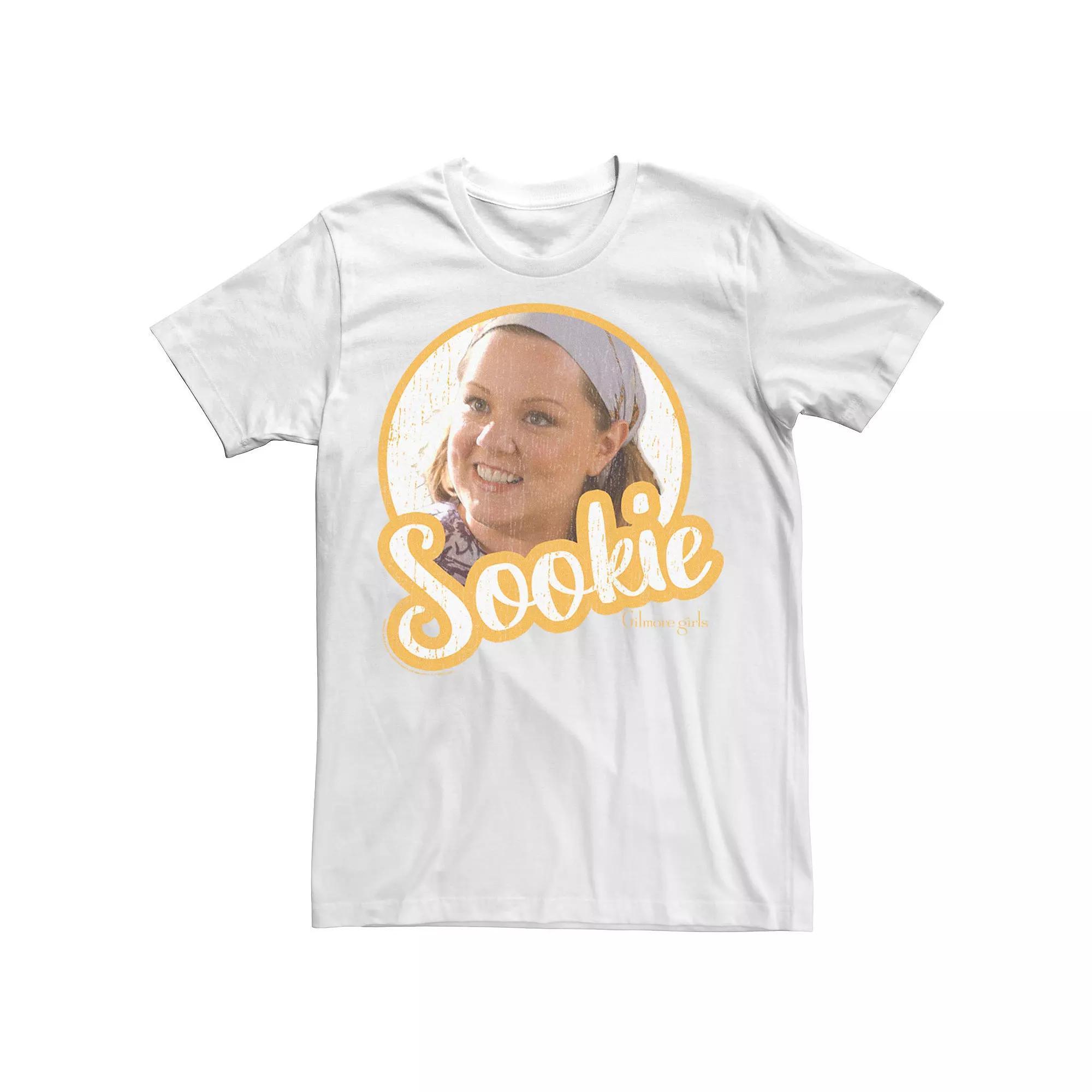 Men's Gilmore Girls Sookie Circle Portrait Tee, Size: Large, White Product Image