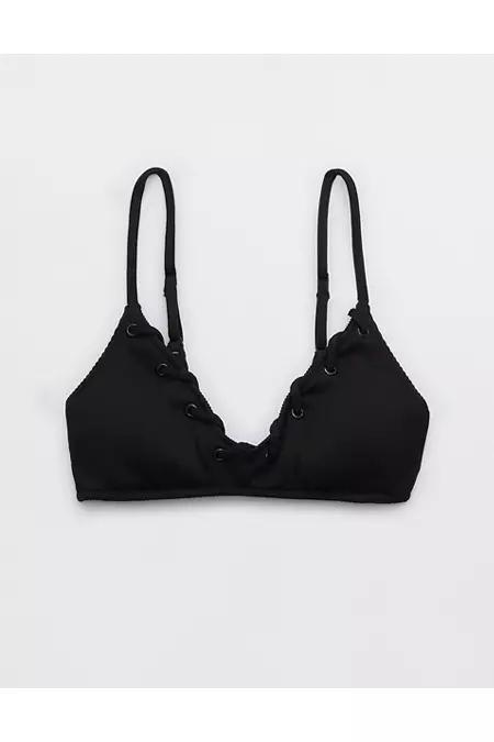 Aerie Ribbed Voop Bikini Top Women's Product Image