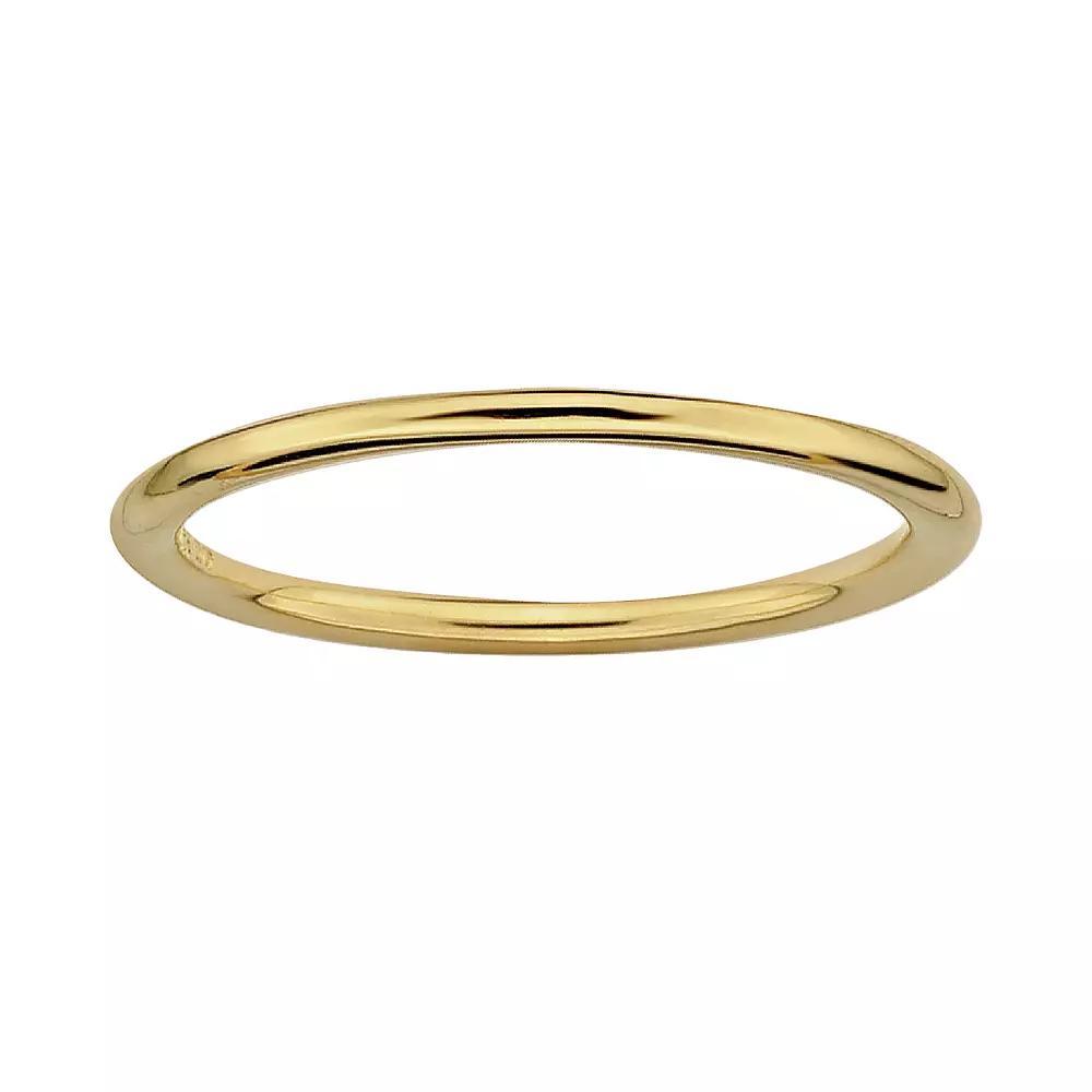 Stacks & Stones 18k Gold Over Silver Stack Ring, Women's, Size: 9 Product Image