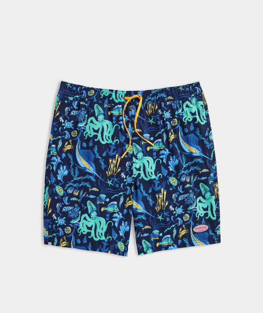 7 Inch Printed Chappy Swim Trunks Product Image