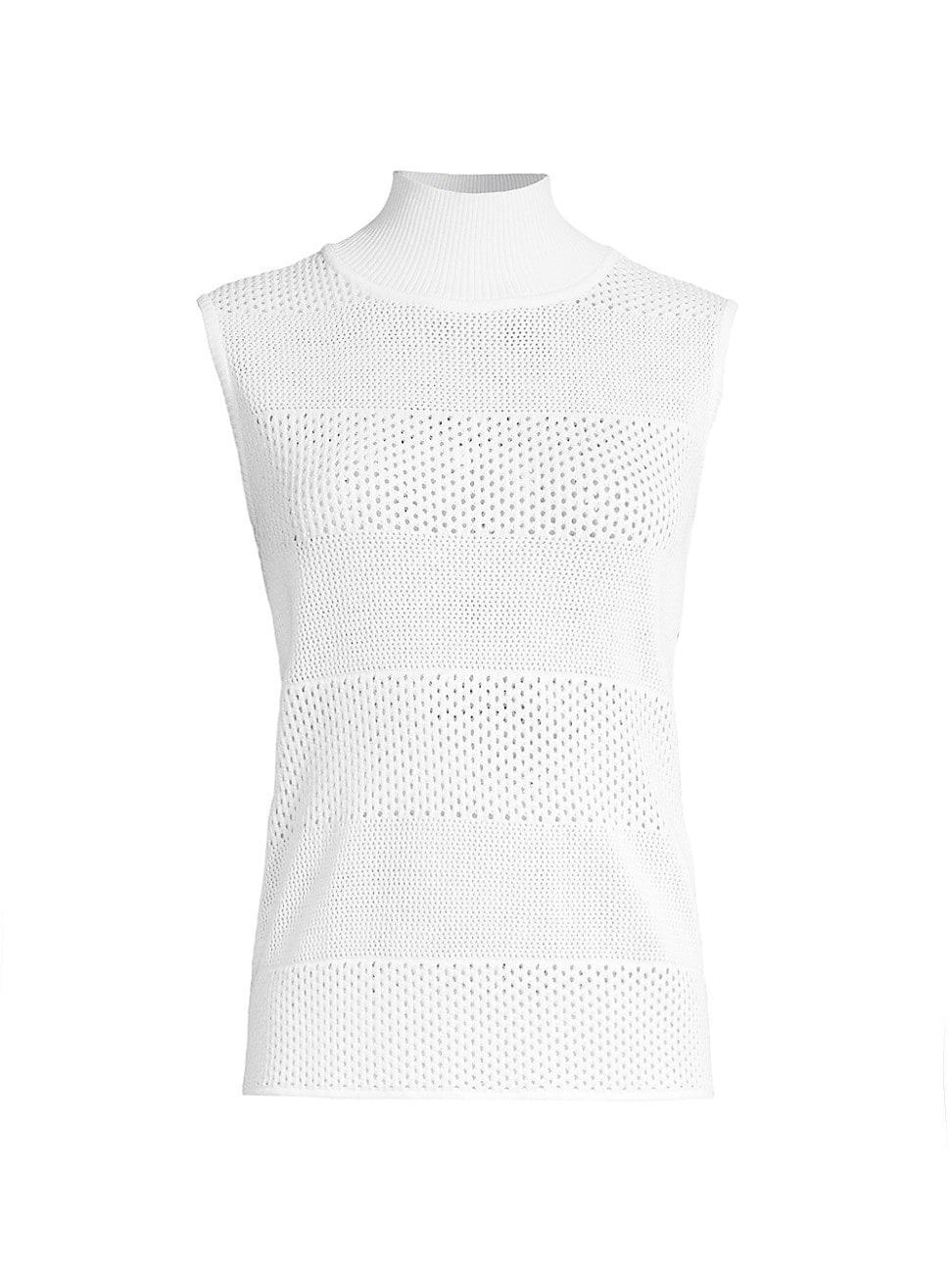 Misook Mock Knit Soft Knit Tank Top Product Image