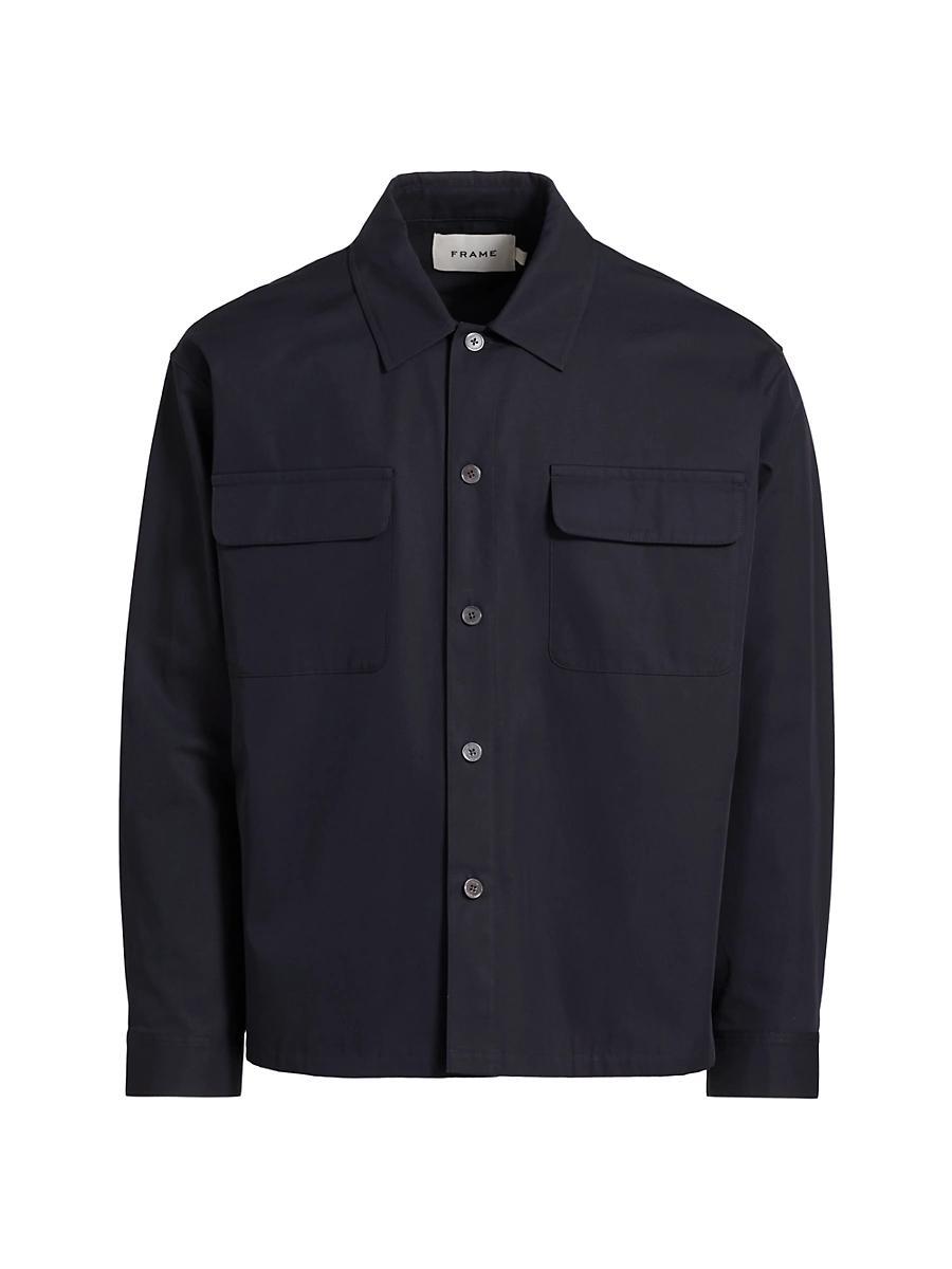 Frame Mens Long Sleeve Overshirt Product Image