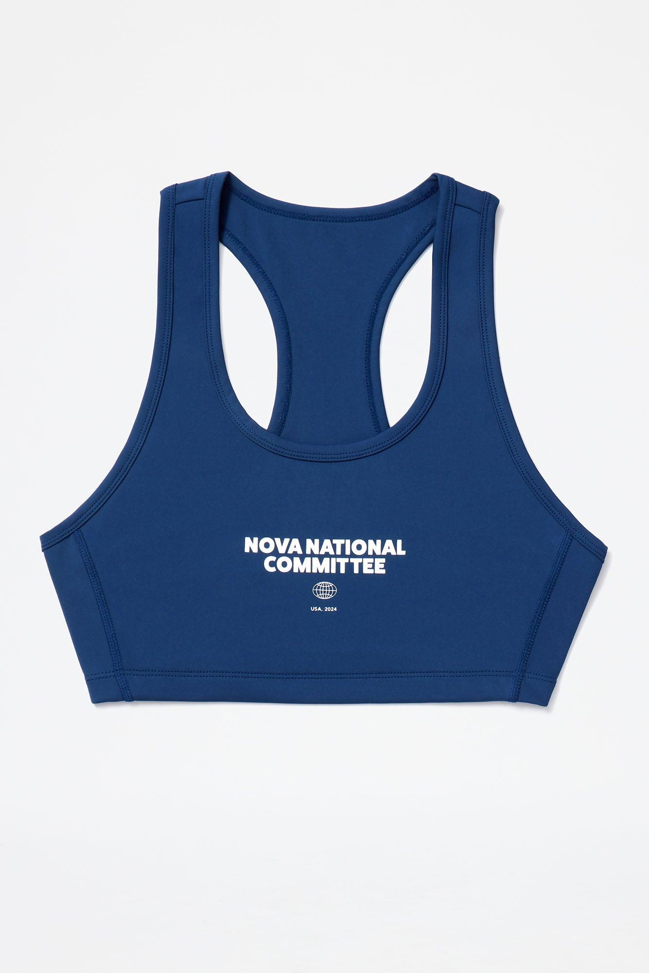 FN Paris Racerback Sports Bra - Navy Product Image