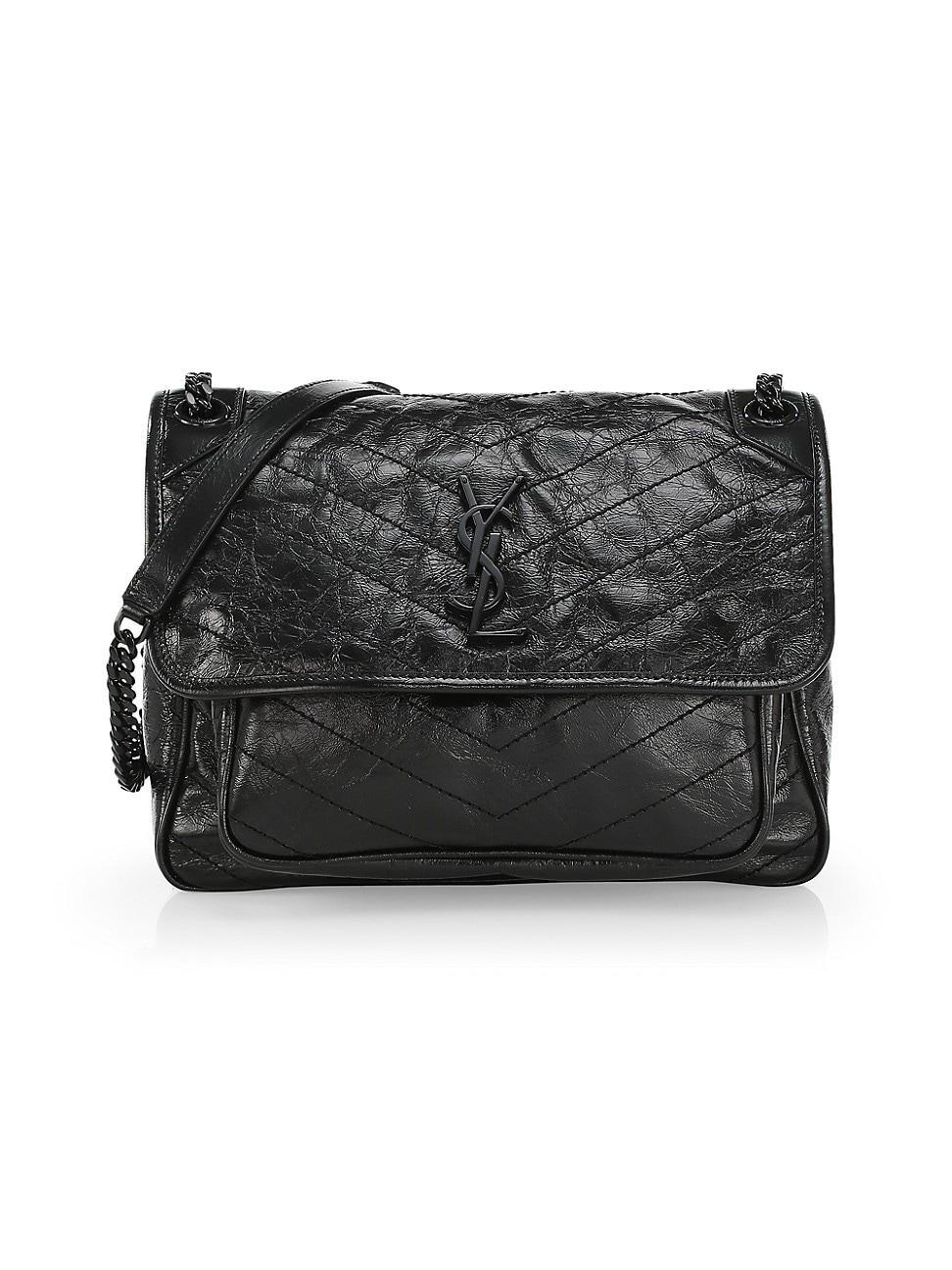 Womens Niki Medium Shoulder Bag in Vintage Leather Product Image