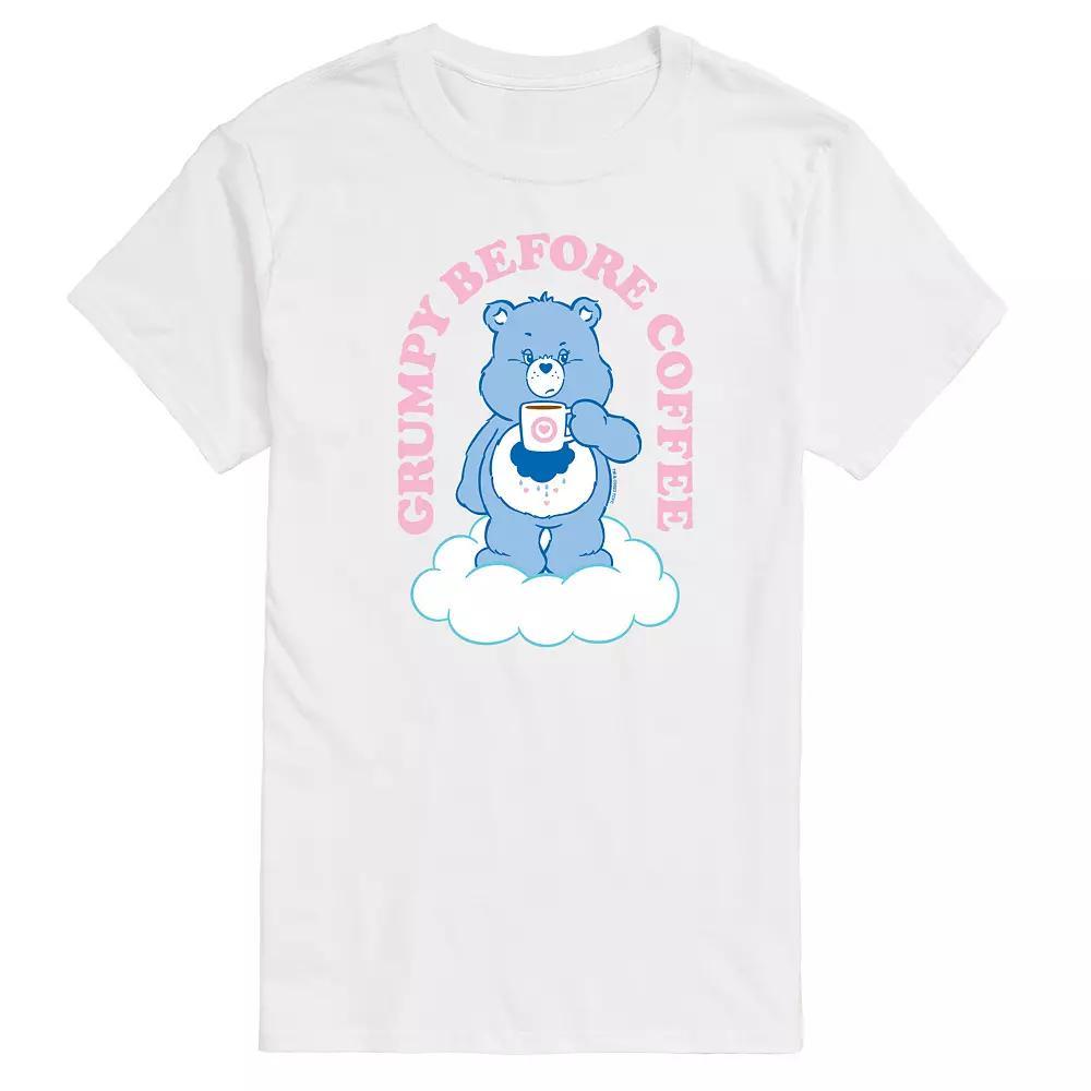 Mens Care Bears Grumpy Before Coffee Graphic Tee Product Image