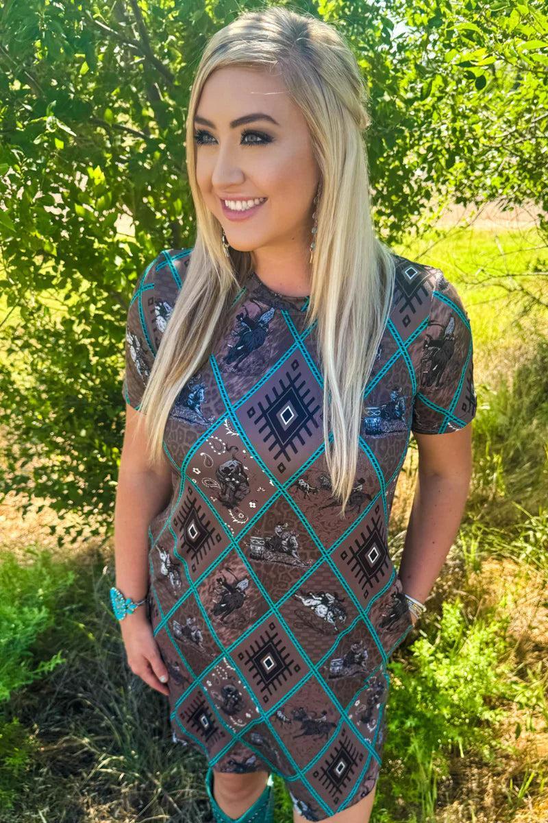 Sterling Kreek Wild & Western Dress Product Image