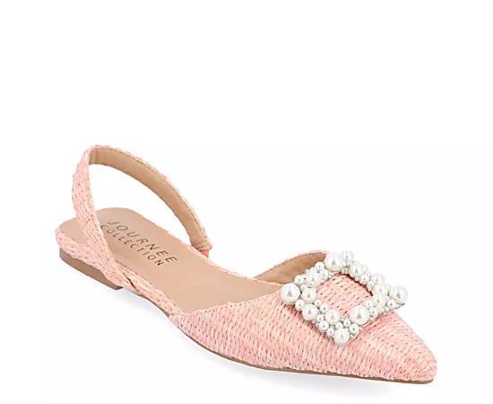 Journee Collection Womens Hannae Wideflat Product Image
