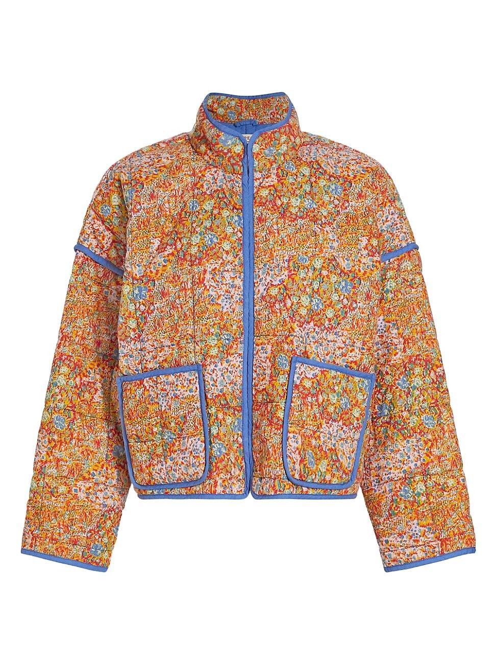 Free People Chloe Jacket (Tea Combo) Women's Clothing Product Image